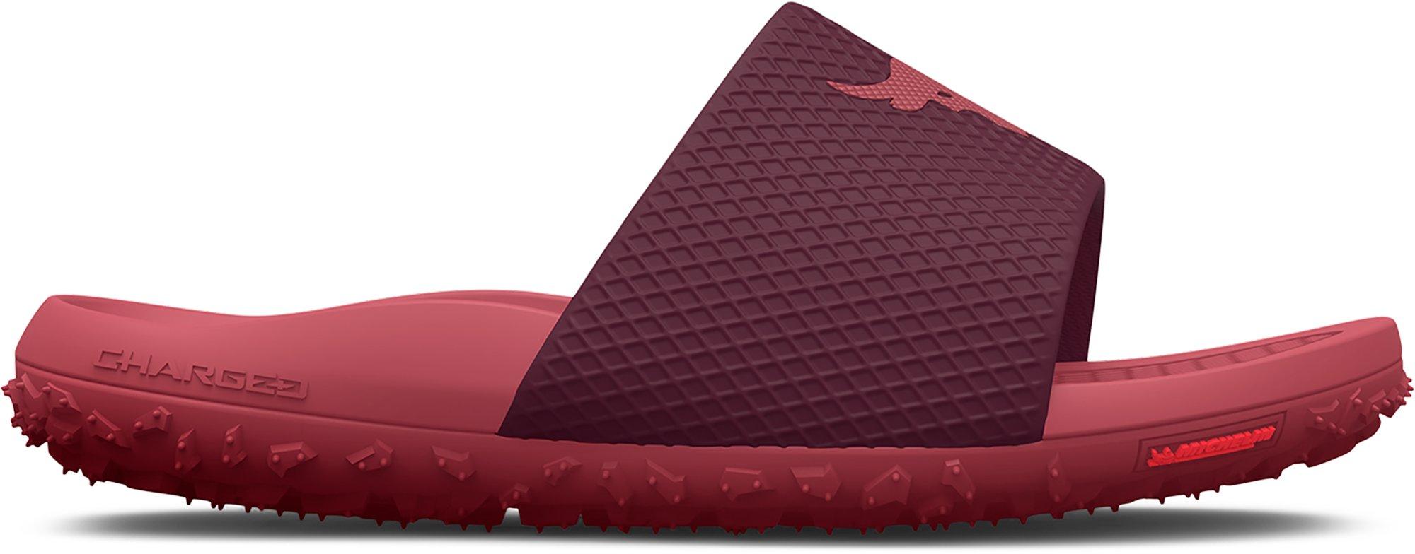 Under Armour Project Rock Slides in Red for Men Lyst