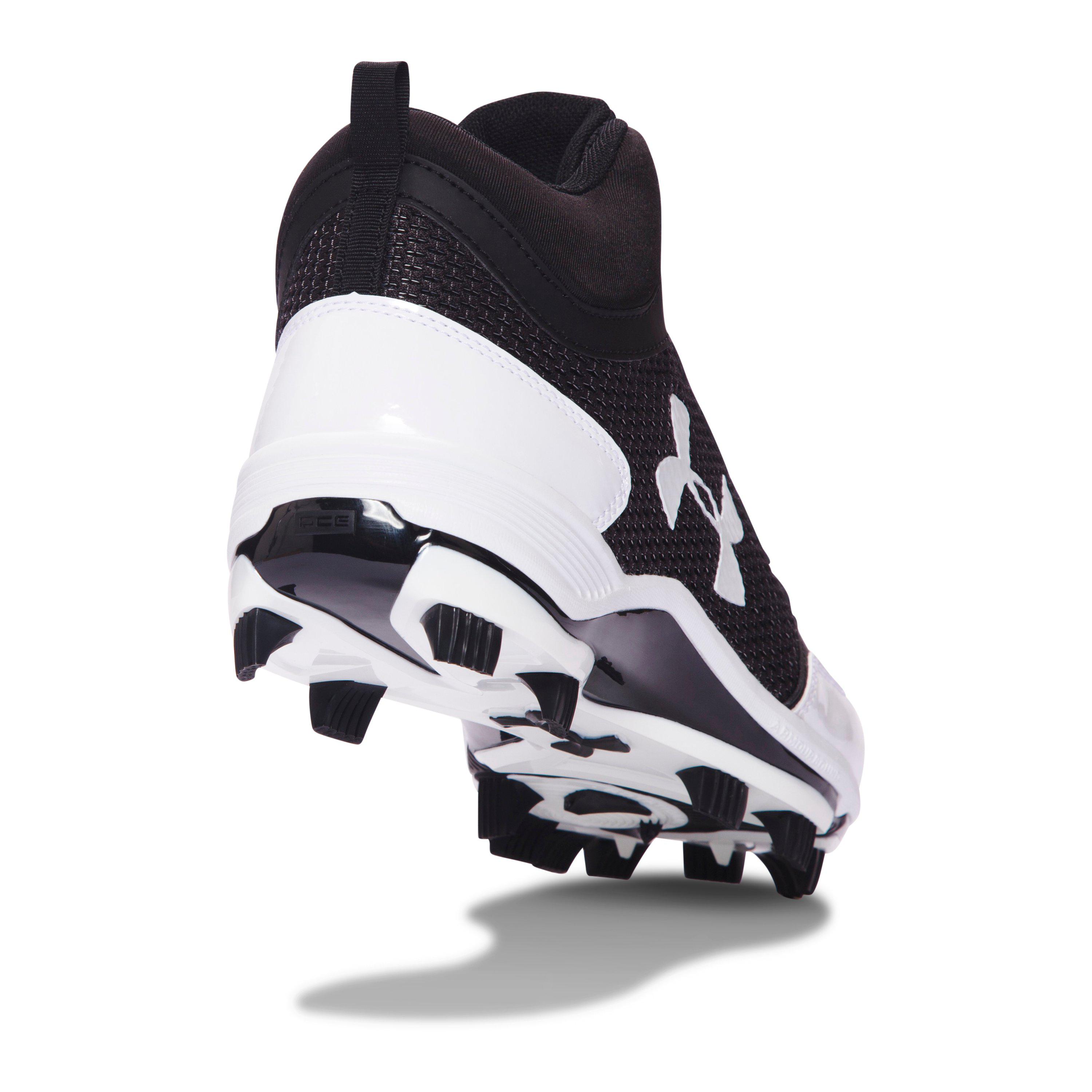 Under Armour Men's Ua Heater Mid Tpu Baseball Cleats for Men | Lyst