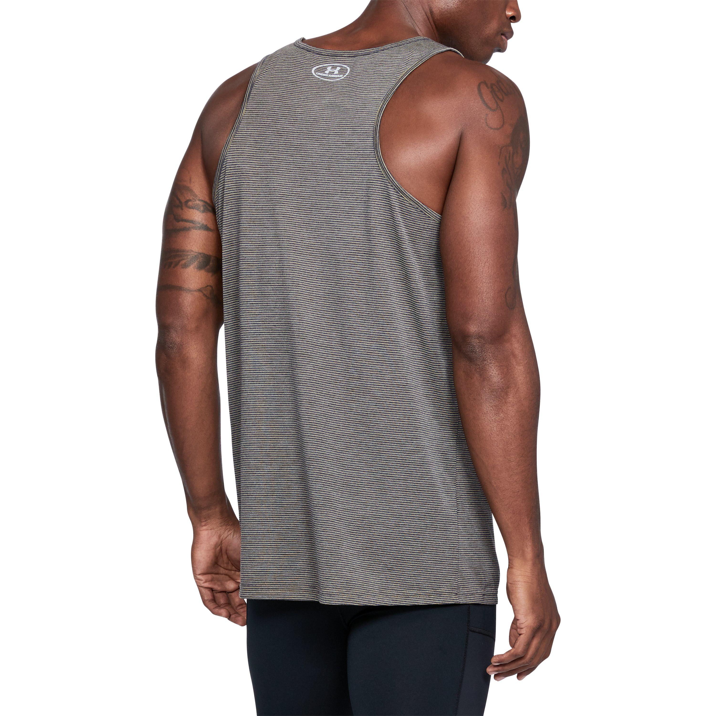 men's ua streaker singlet