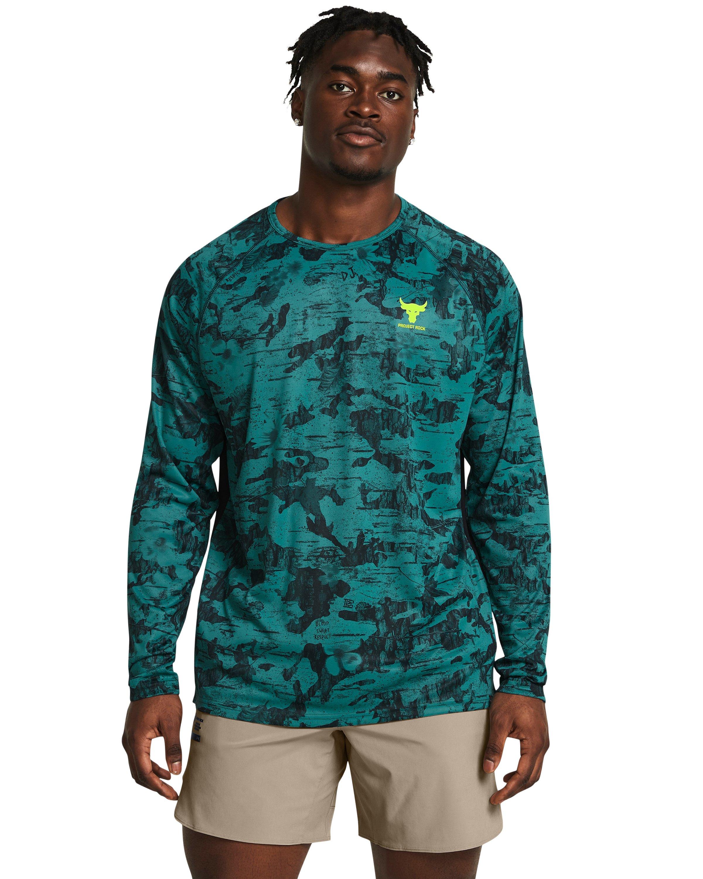 Under Armour Project Rock Iso chill Long Sleeve in Green for Men