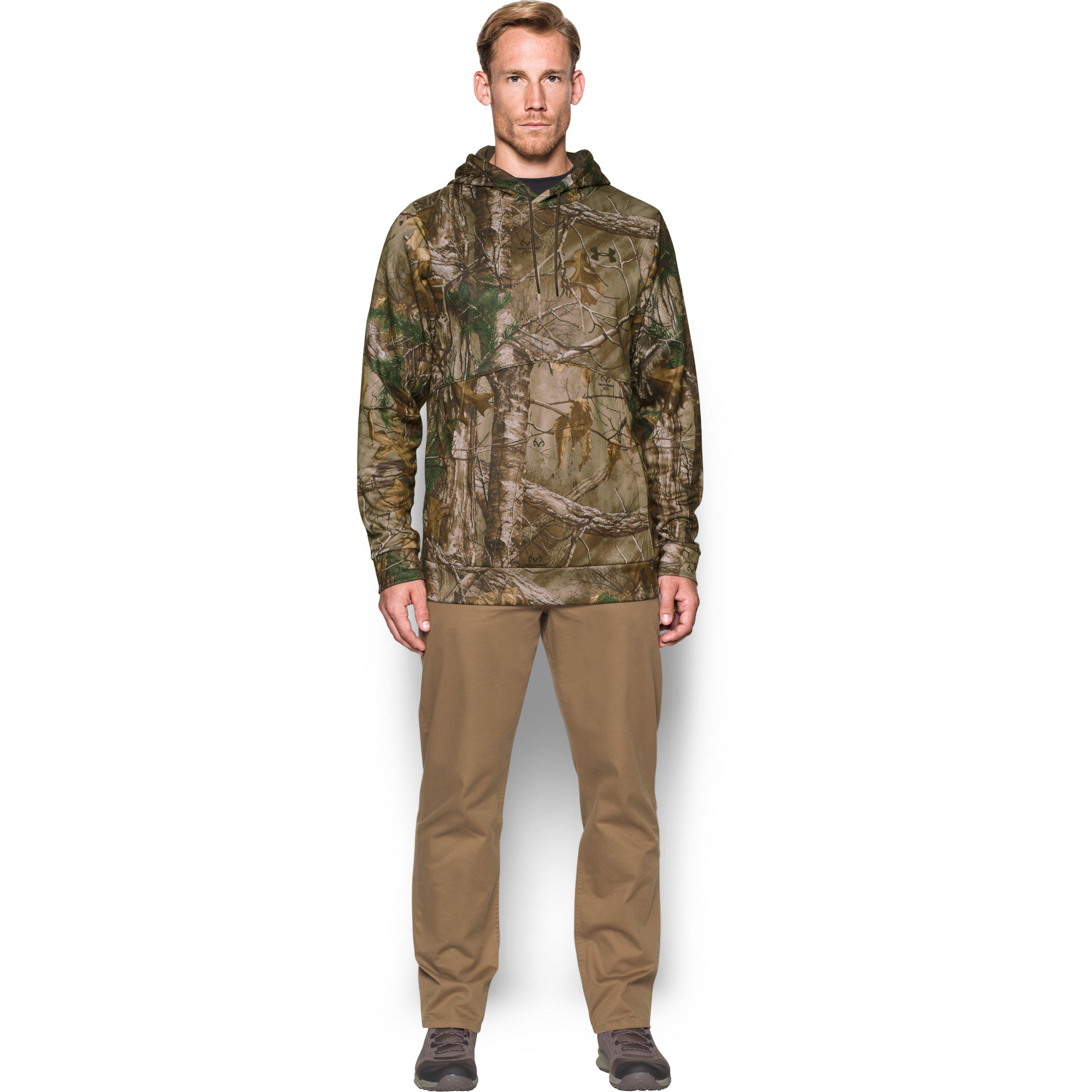men's under armour camo hoodie