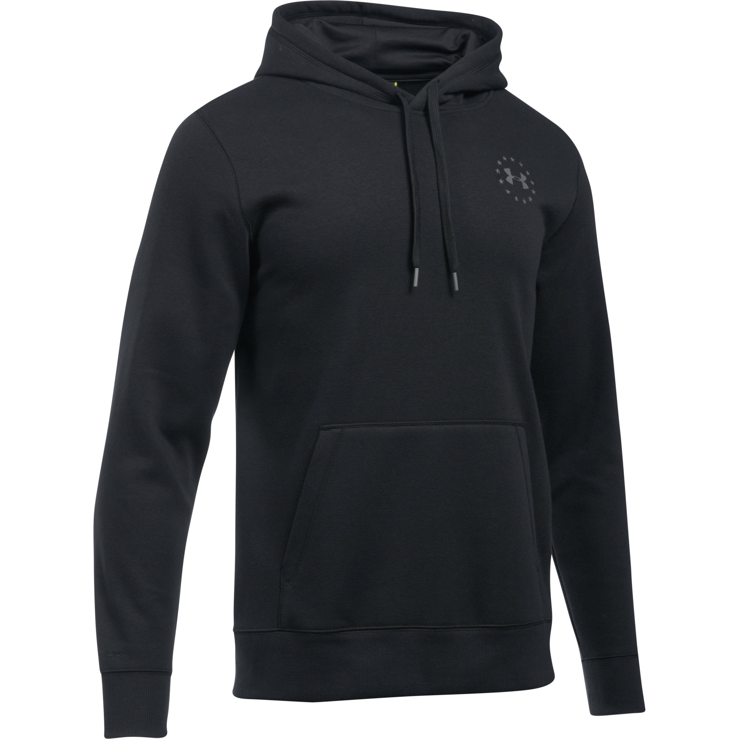 Under Armour Cotton Men's Ua Freedom Flag Hoodie in Black / (Black) for ...