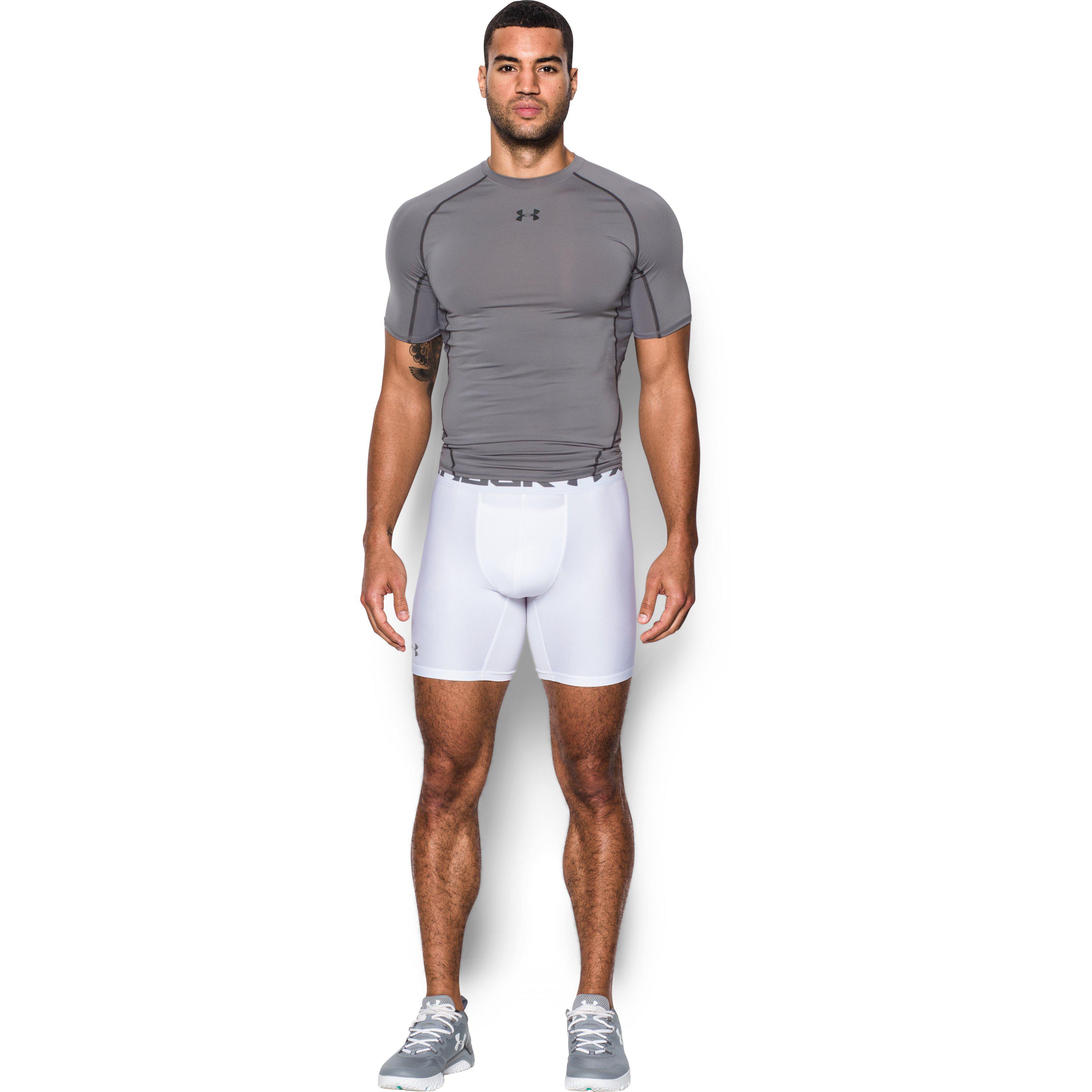 Under Armour Men's Heatgear® Armour Compression Shorts W/ Cup in 