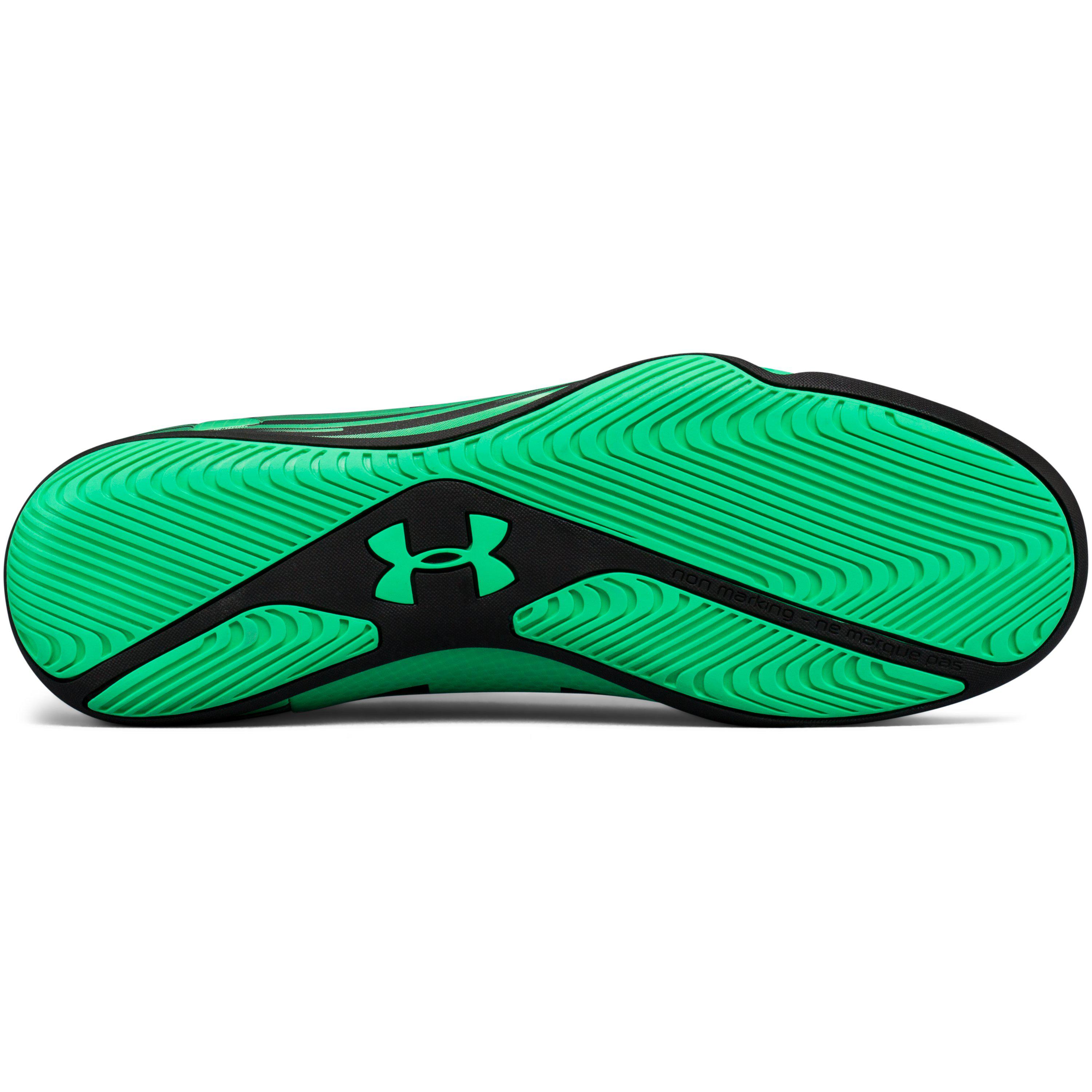 Under Armour Synthetic Men's Ua Spotlight Indoor Soccer Shoes in Black ...