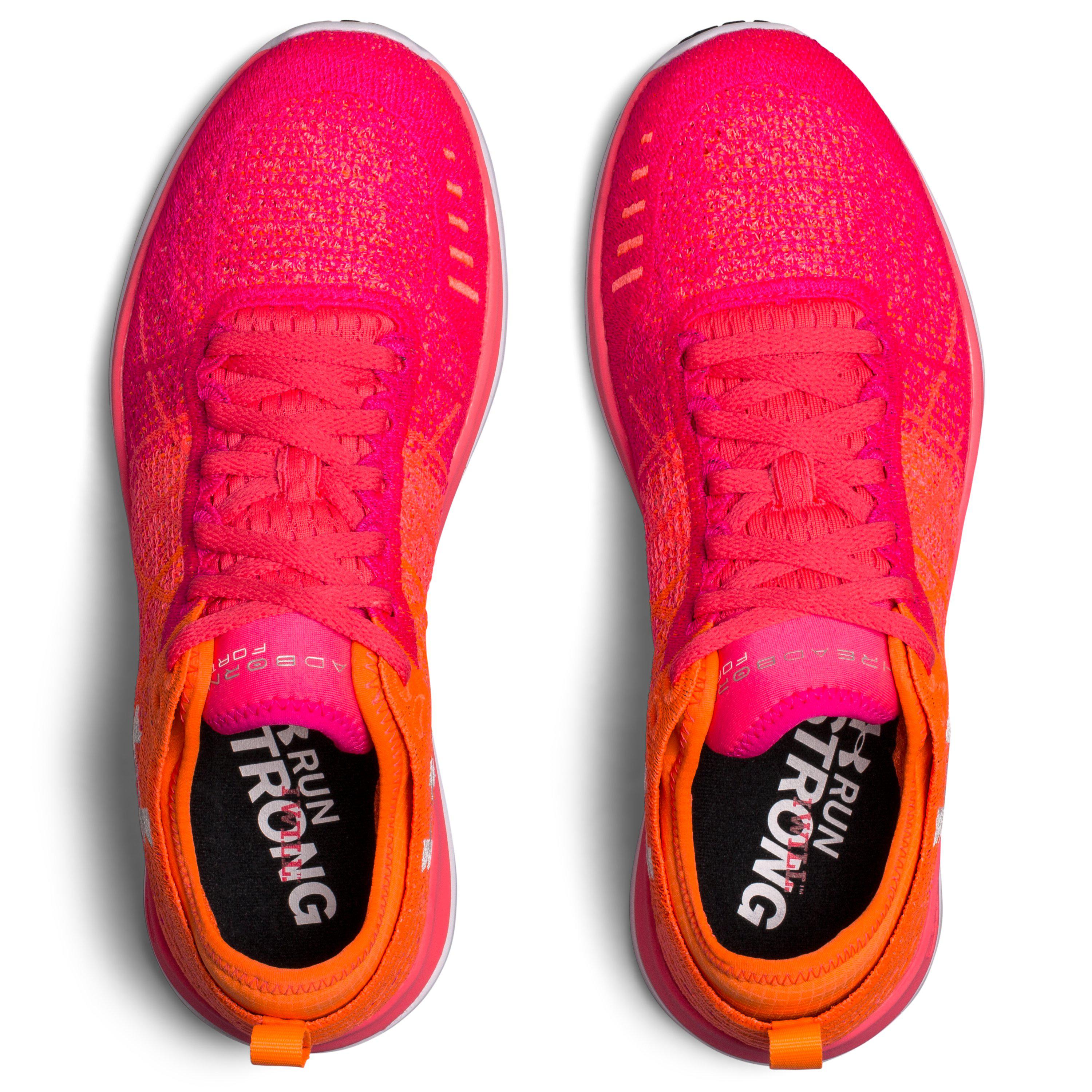 Under Armour Women's Ua Threadborne Fortis 3 Running Shoes in Pink | Lyst