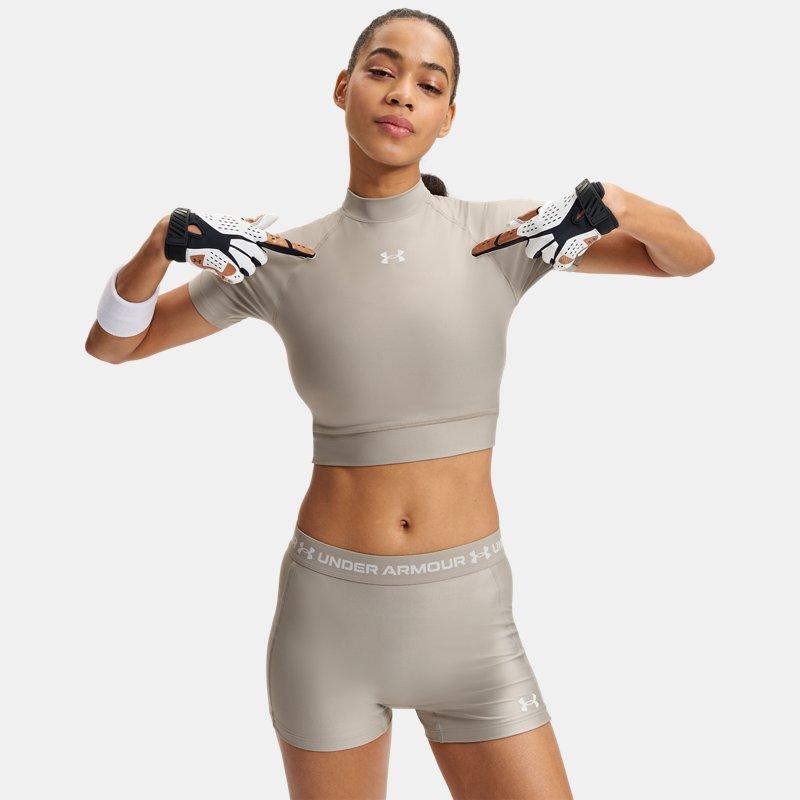 Débardeur Under Armour Heat Gear Col V Bordeaux Avec Liseré Blanc - Taille M, Neuf Avec étiquettes