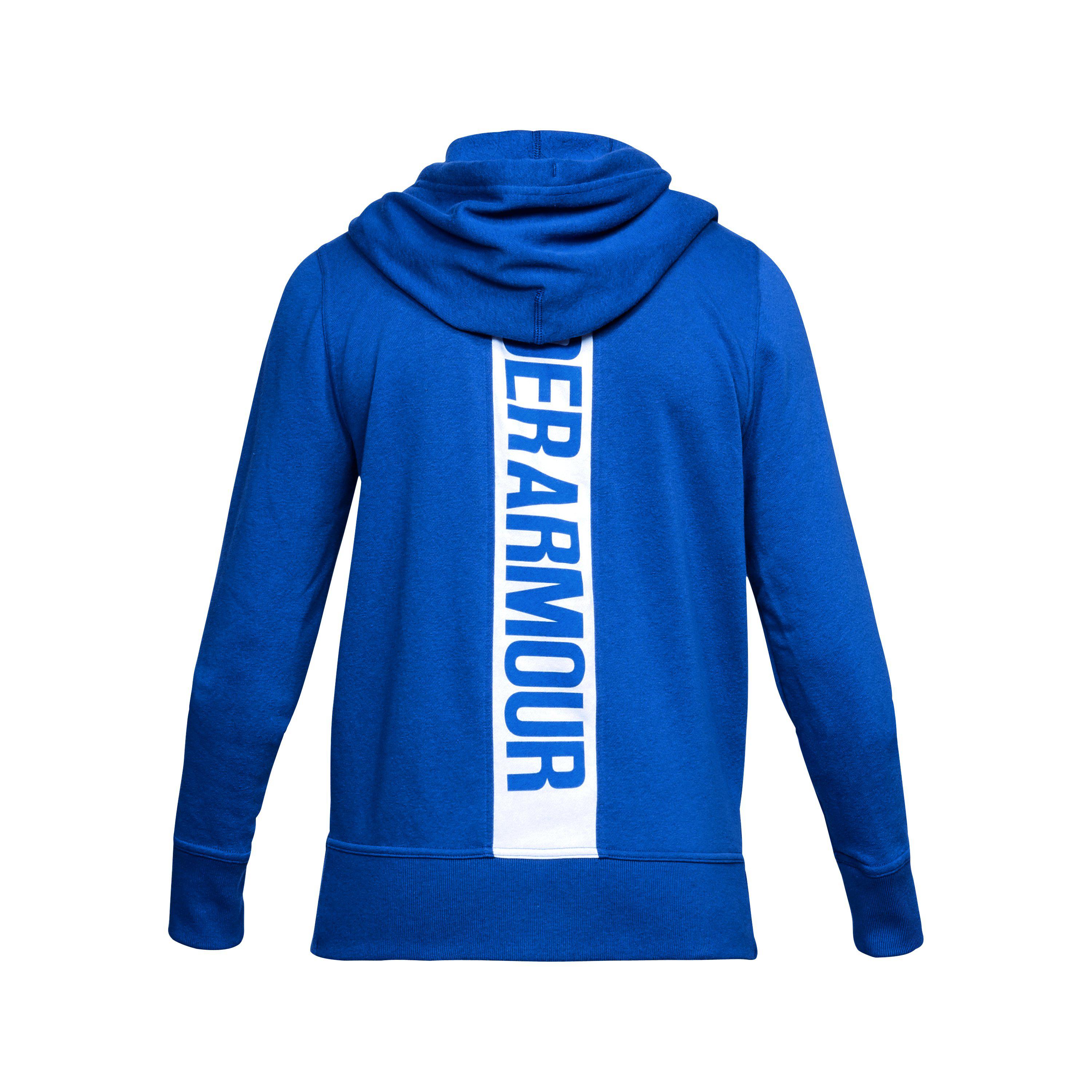 Under Armour Women's Ua Favorite Fleece Full Zip Hoodie in Blue Lyst