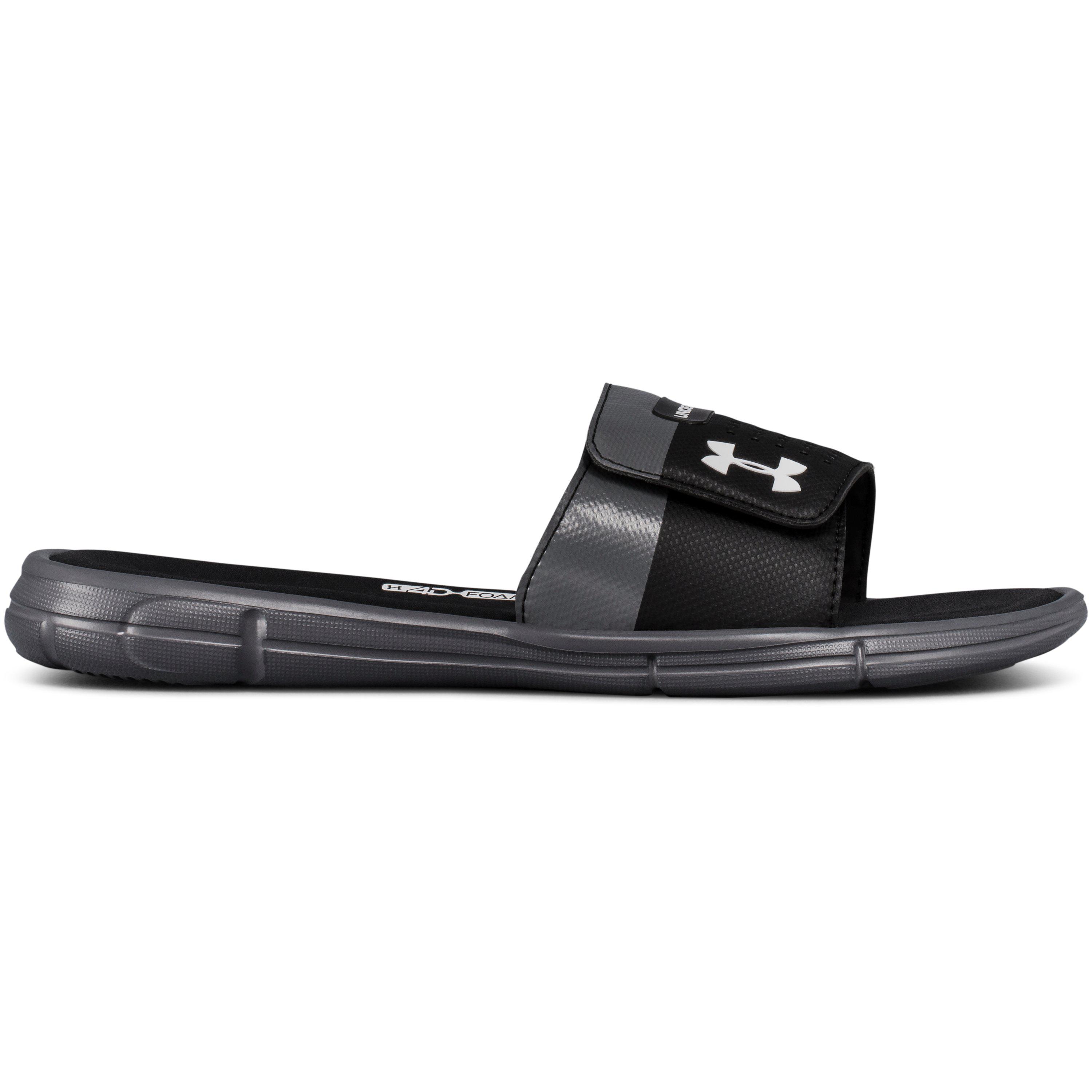 under armour leather slides