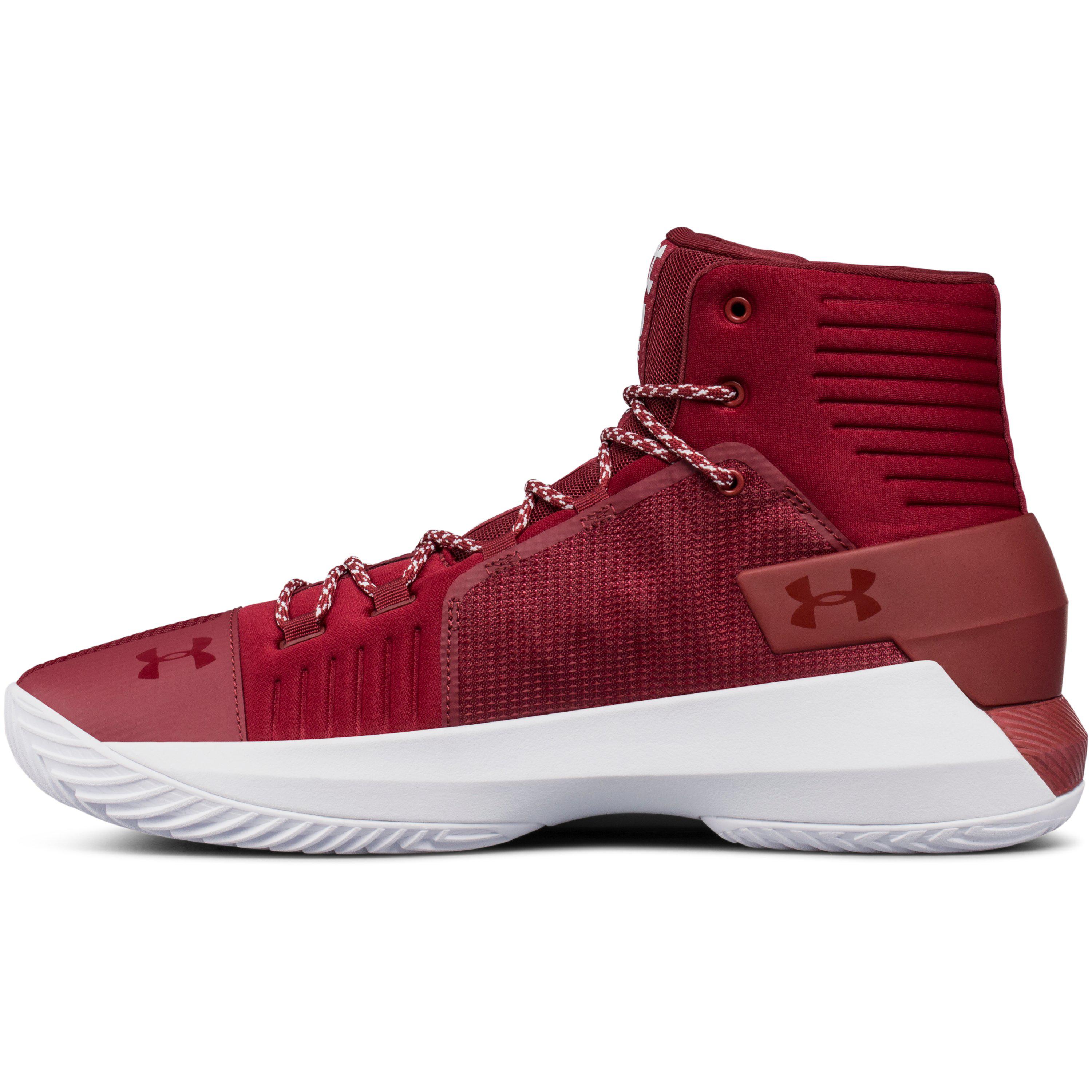 Under Armour Lace Men's Ua Team Drive 4 Basketball Shoes in Red for Men ...