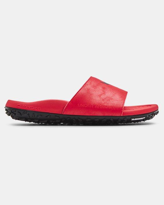 under armour red slides