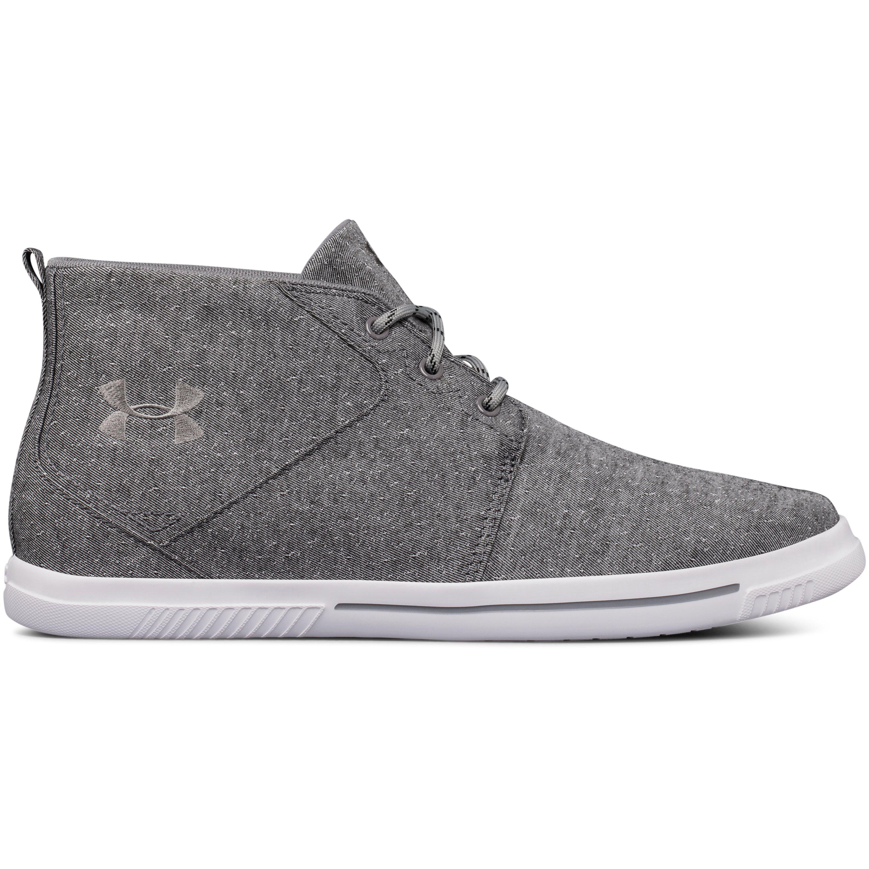 Under Armour Suede Men's Ua Street Encounter Iv Mid Slides in Zinc Gray/  (Gray) for Men | Lyst
