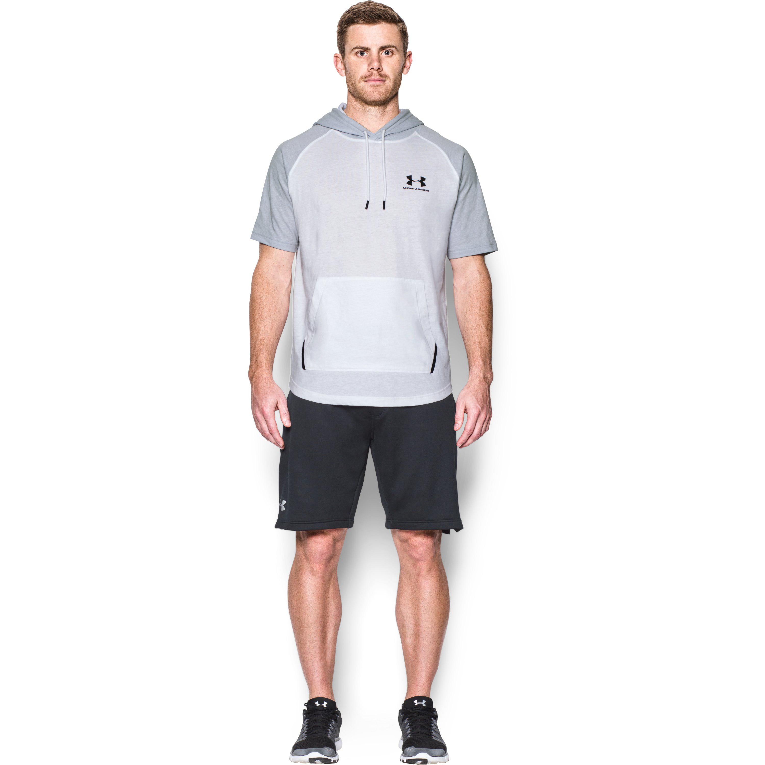 under armour sportstyle short sleeve hoodie