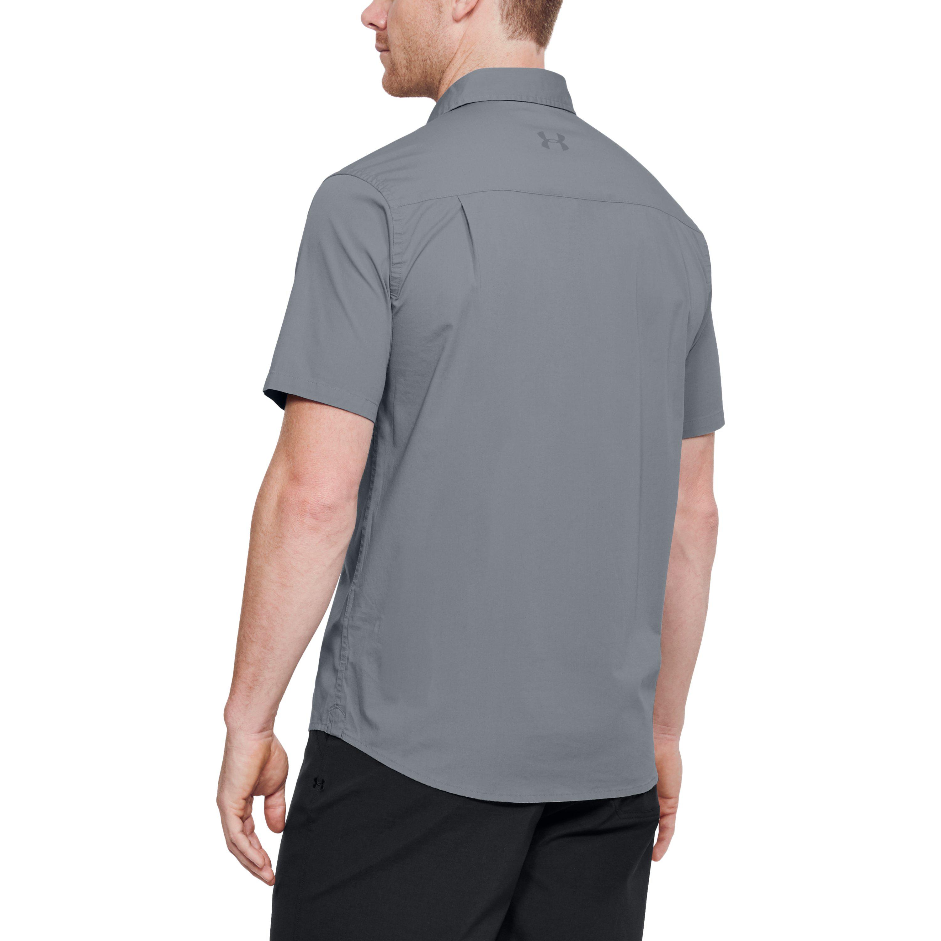 under armour button down short sleeve