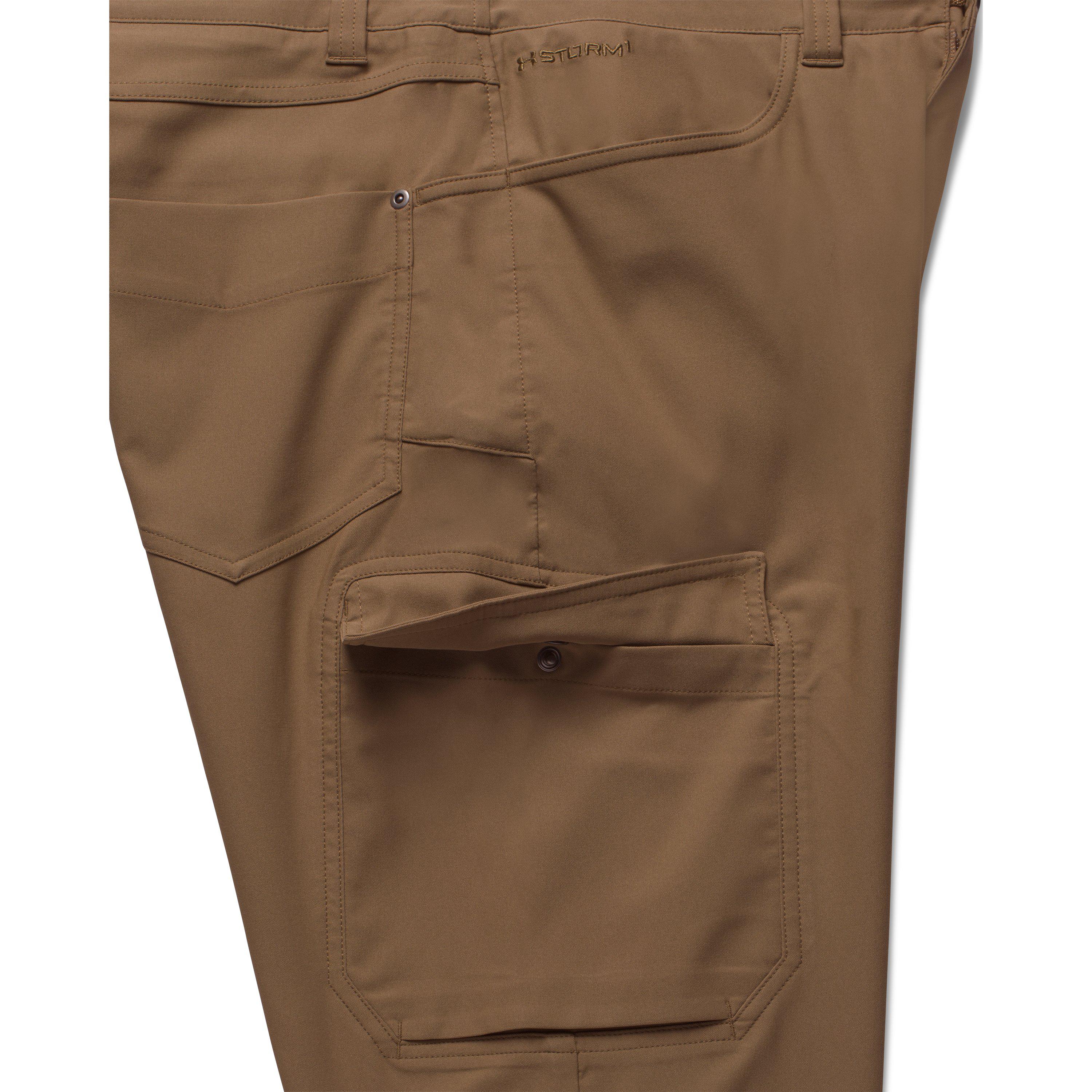 Under Armour Canvas Men's Ua Storm Covert Pants in Brown for Men - Lyst
