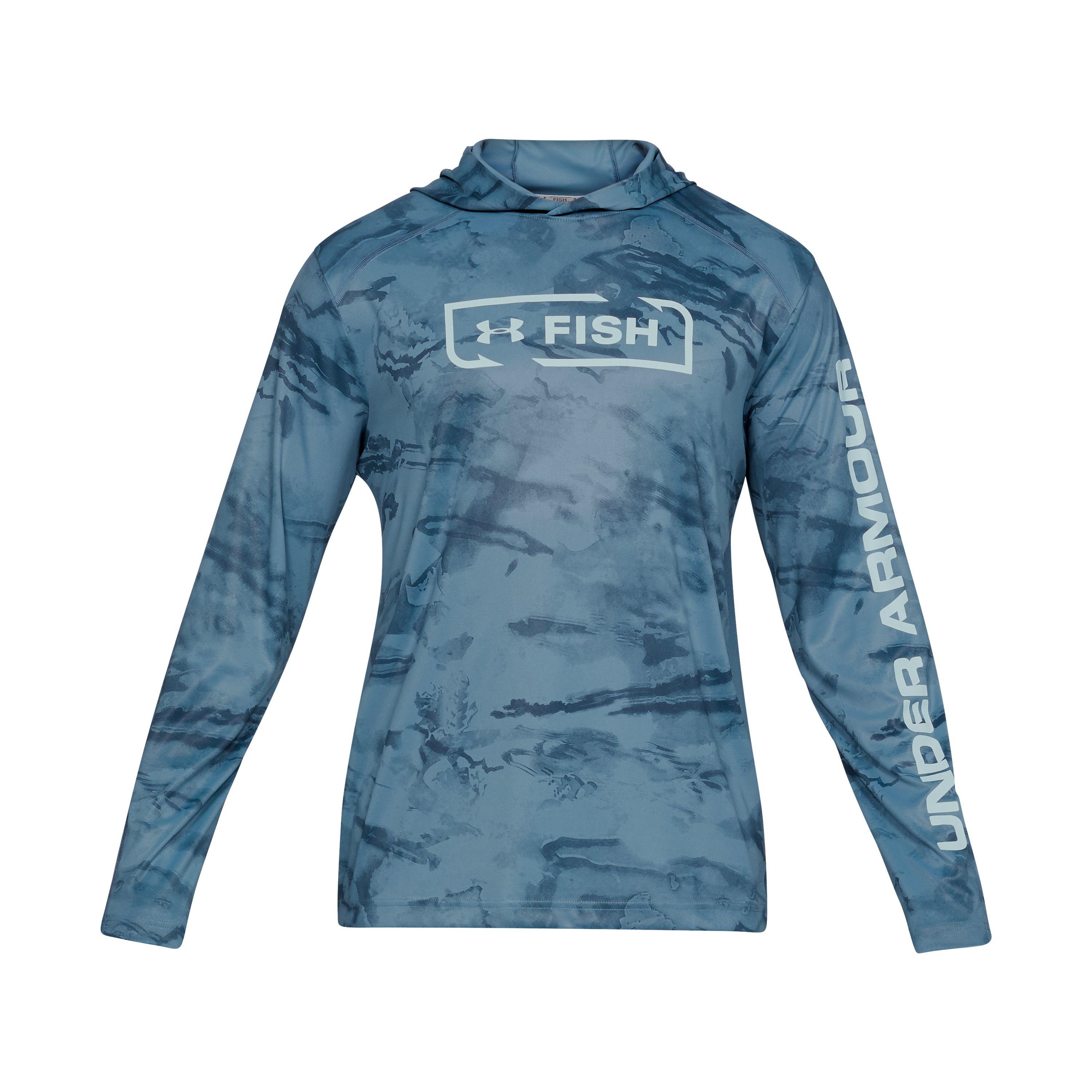 under armour hooded fishing shirt