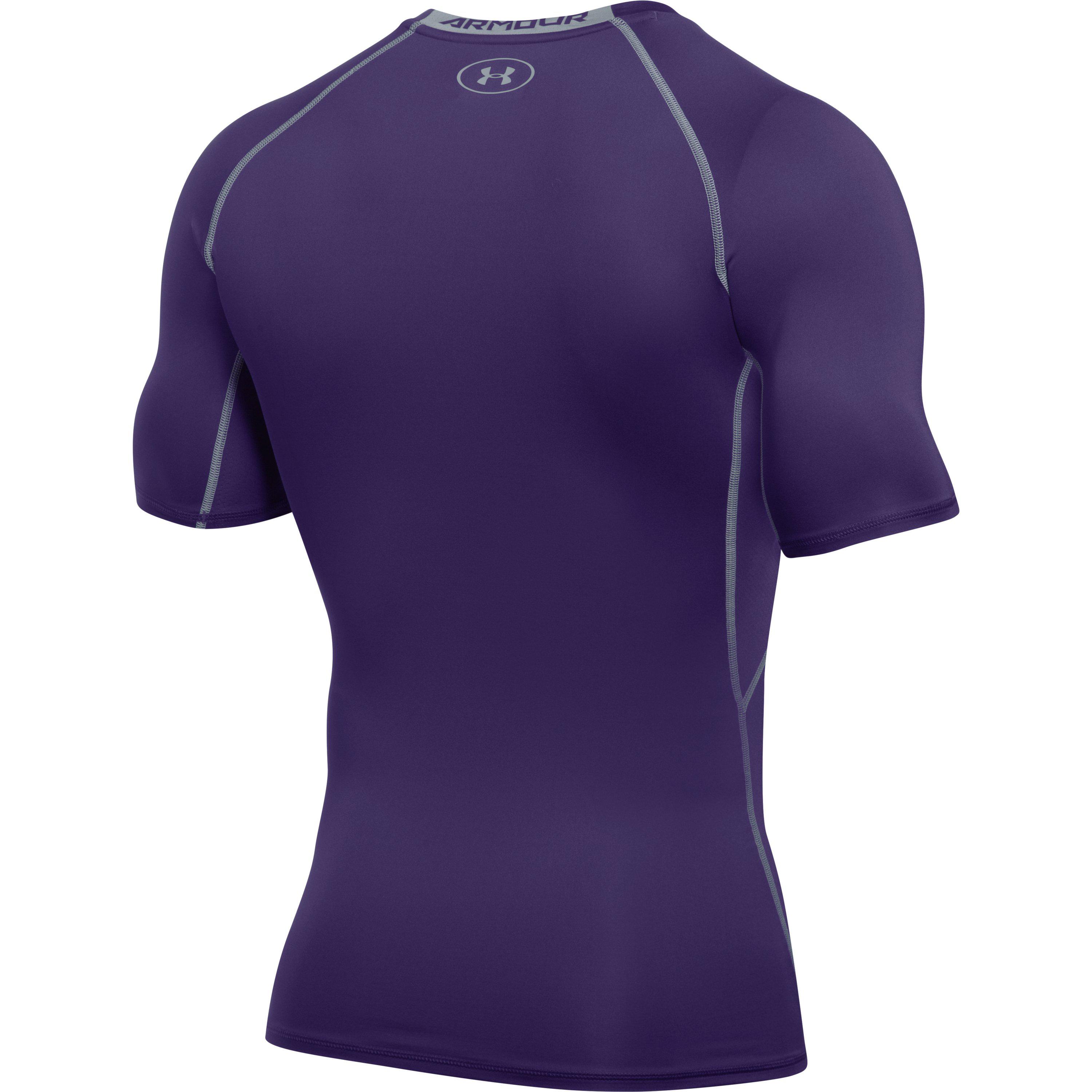 purple under armour compression shirt