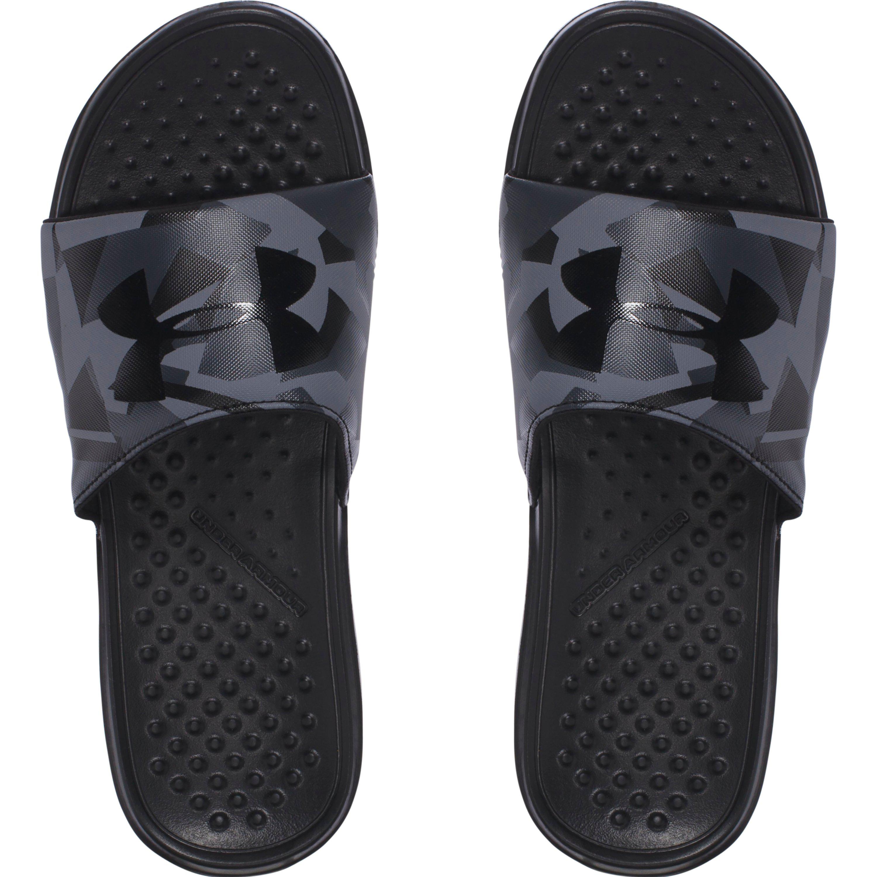 under armour leather slides