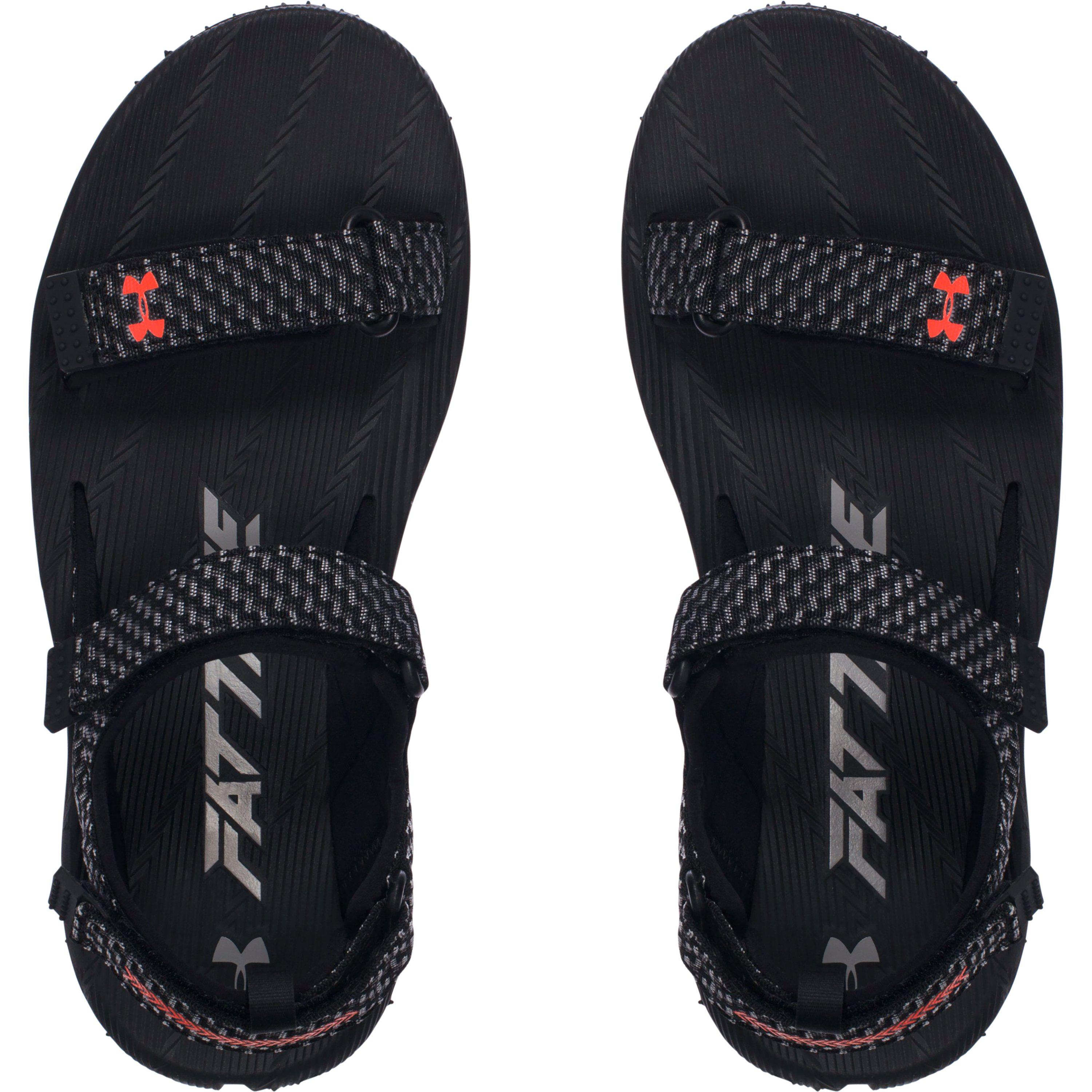 Under Armour Synthetic Men's Ua Fat Tire Sandals in Black for Men | Lyst