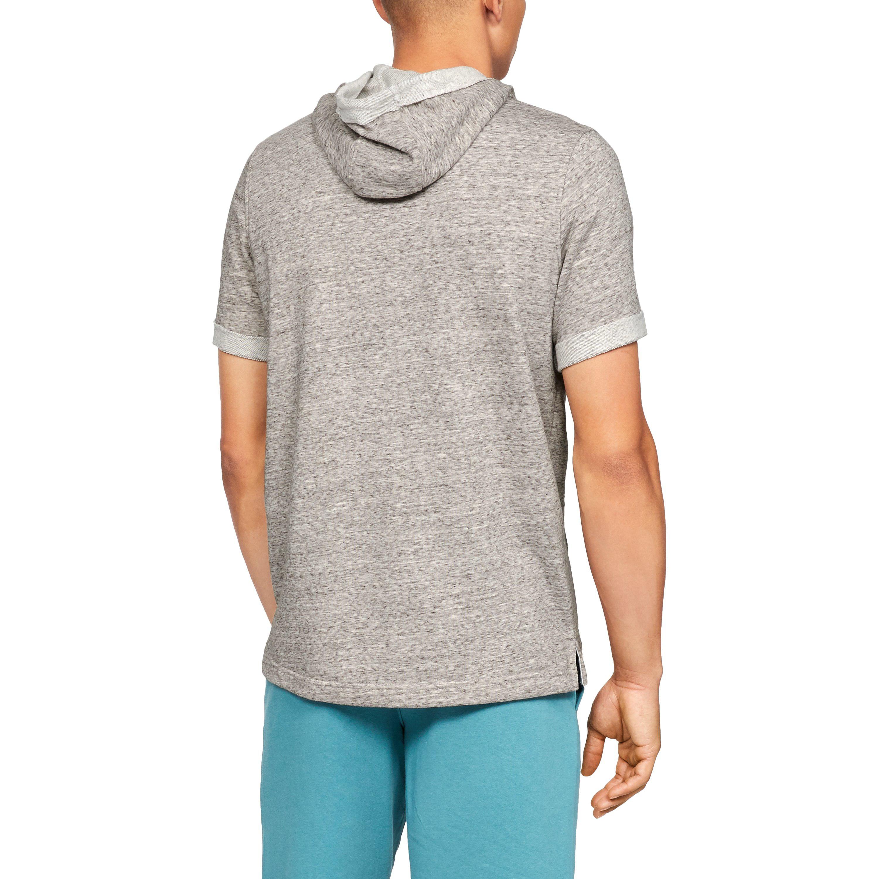 men's ua sportstyle short sleeve hoodie