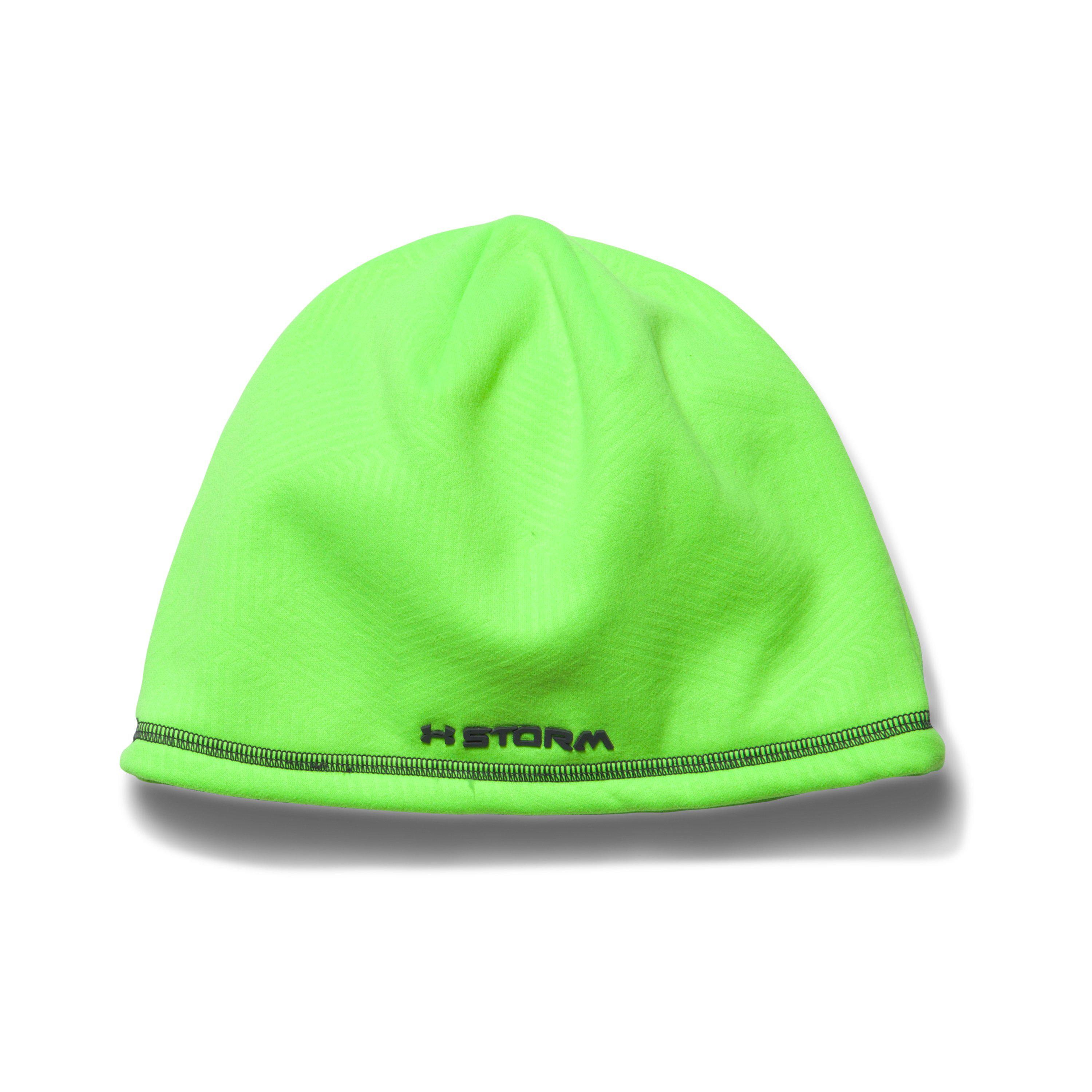 under armour green beanie