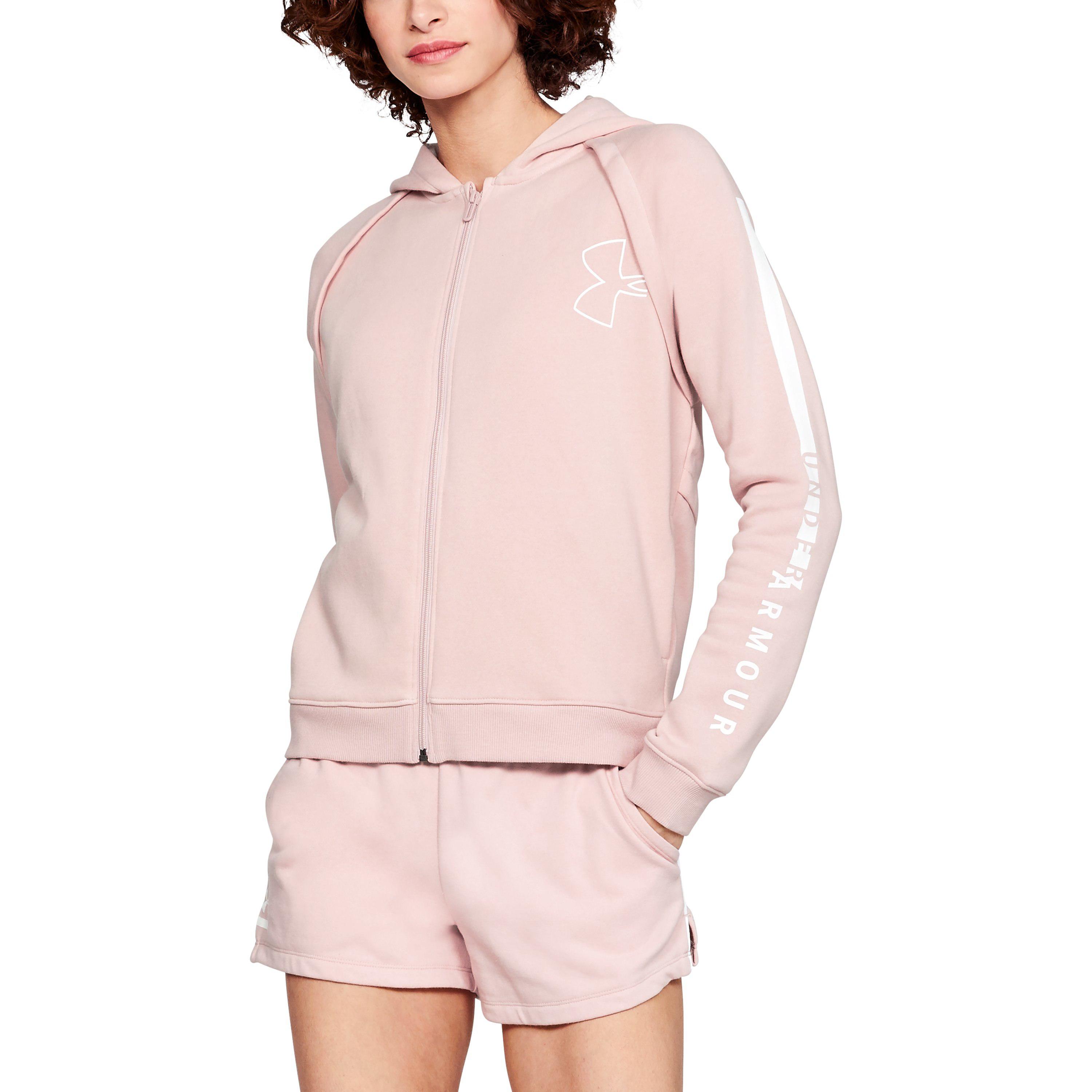 under armour women's rival fleece full zip hoodie