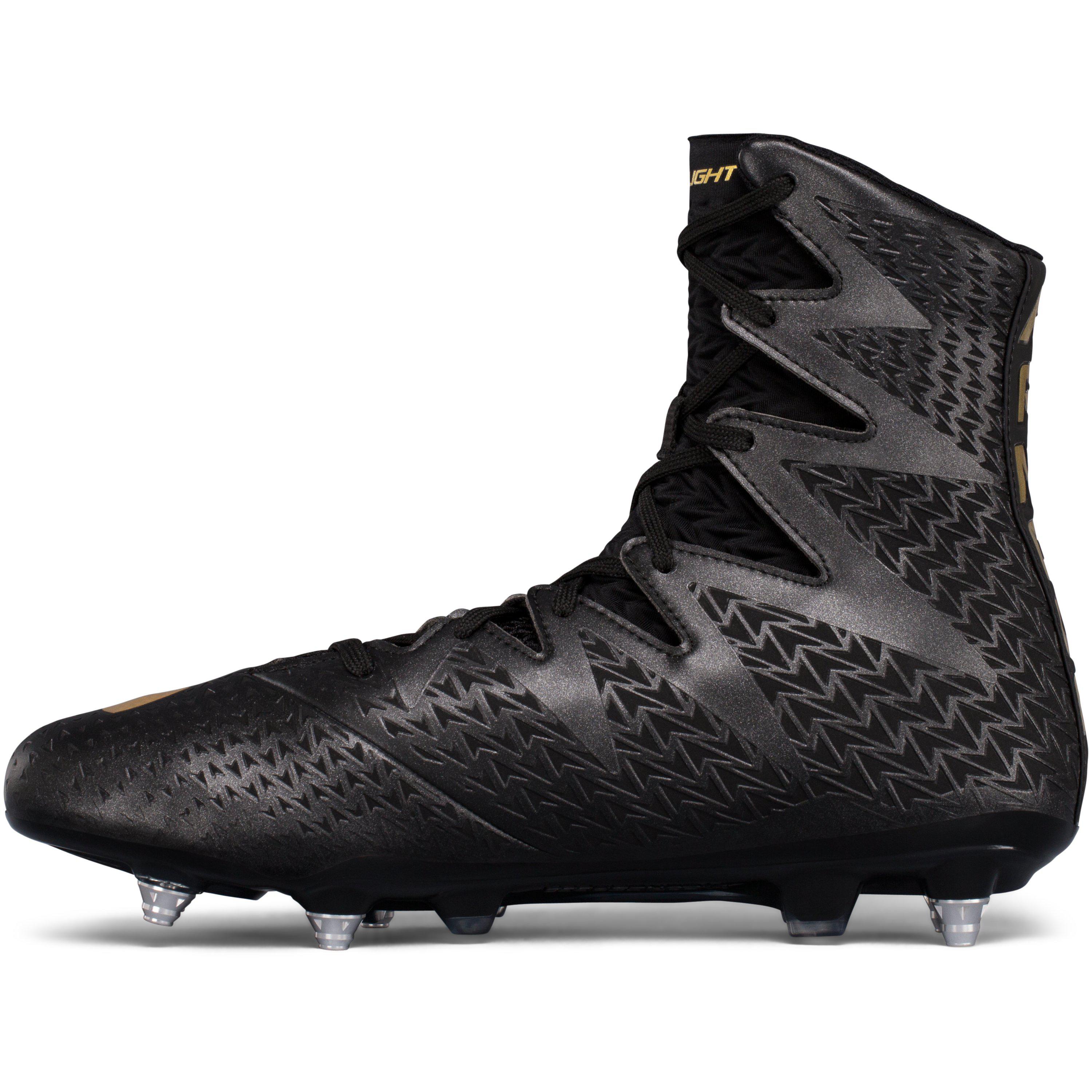 Under Armour Men's Ua Highlight Hybrid Rugby Cleats in Black for