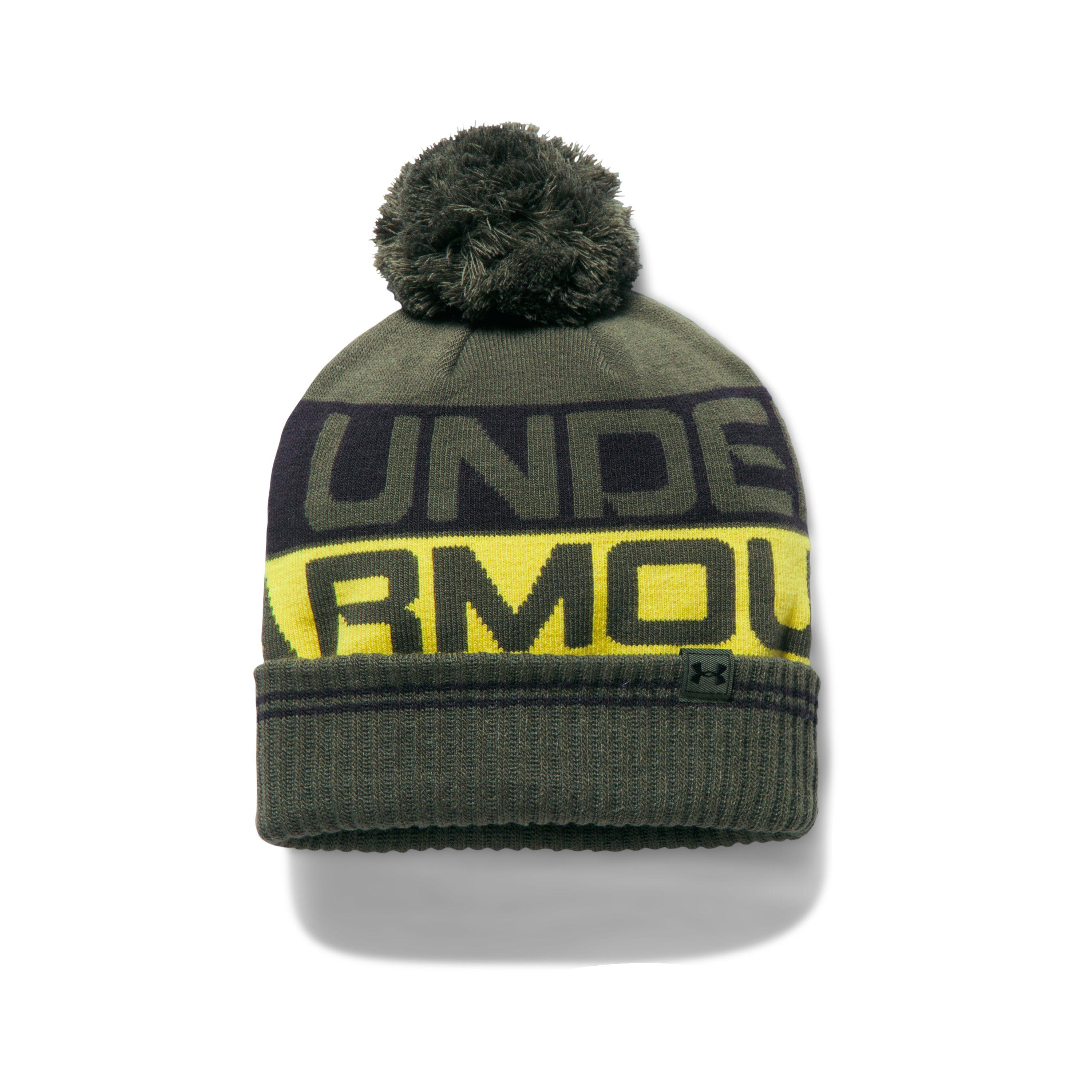 under armour retro pom 2.0 beanie