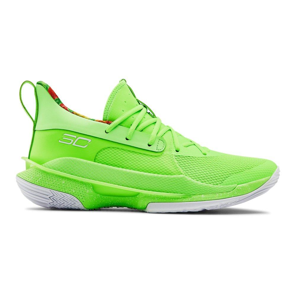 lime green under armour shoes