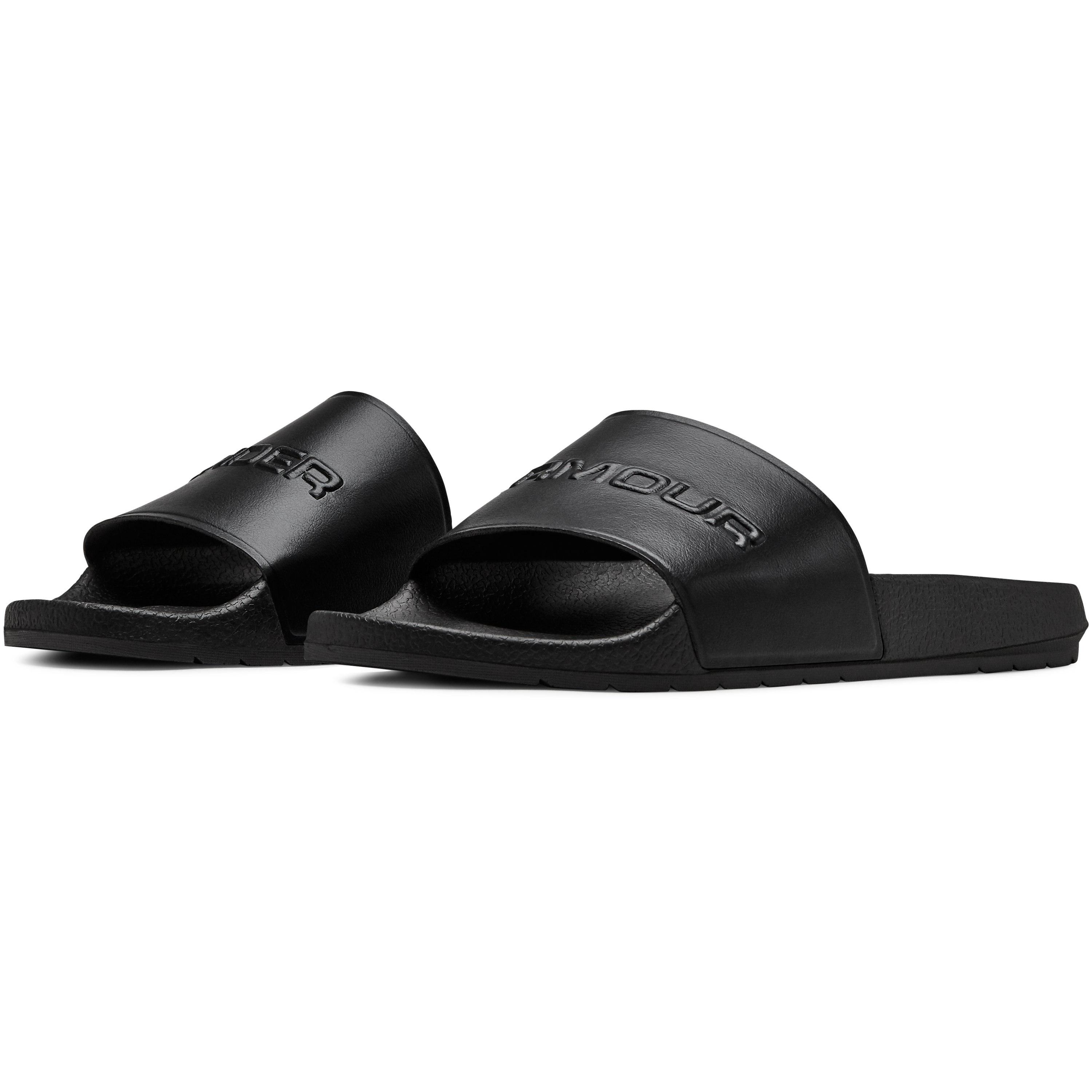ua core remix leather slides