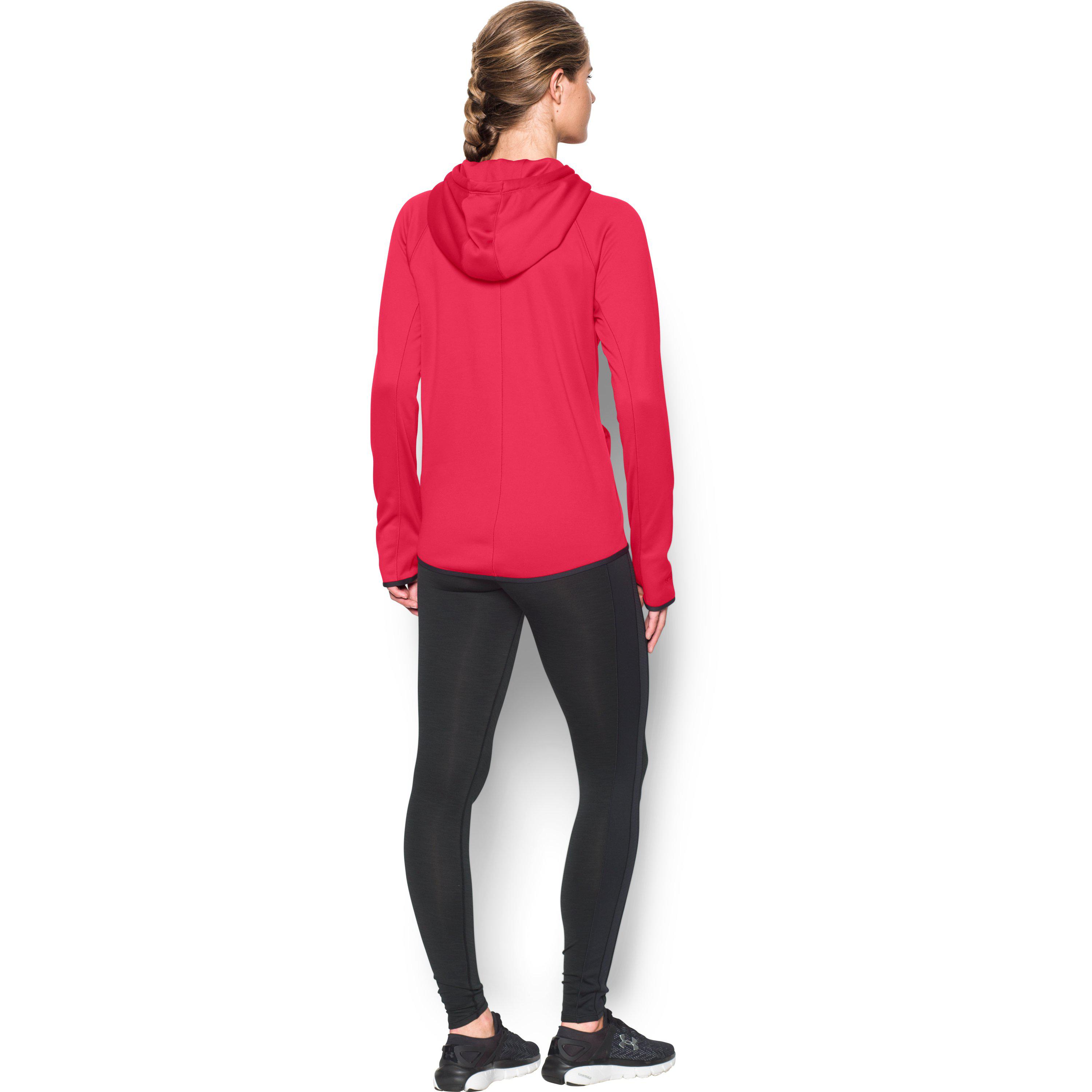 under armour women's storm armour fleece lightweight full zip hoodie