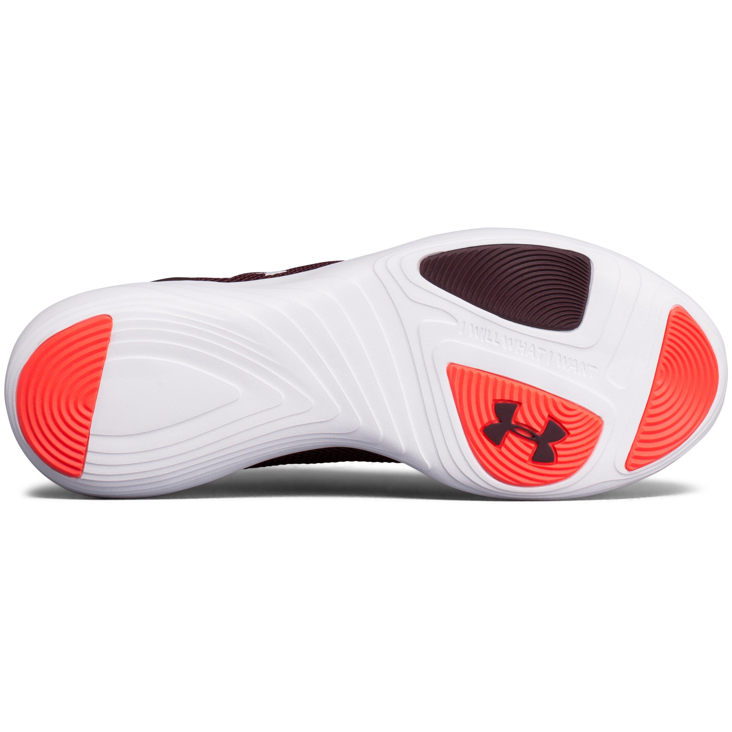Under Armour Leather Women's Ua Street Precision Sport Low Neutral  Lifestyle Shoes in Red | Lyst