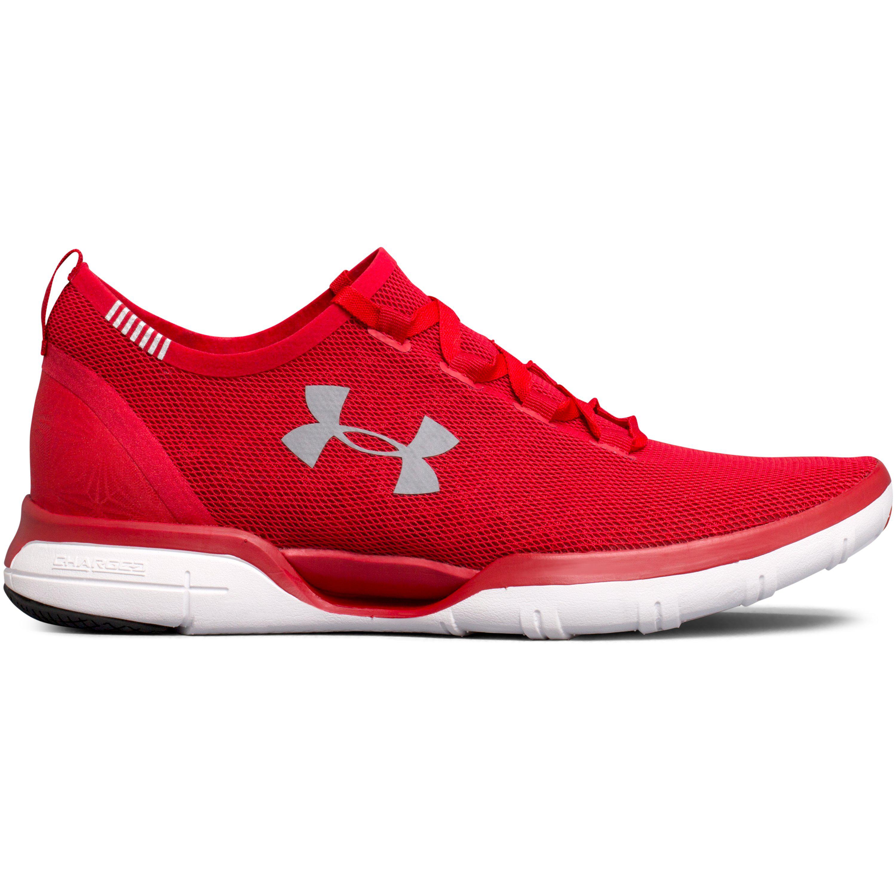red under armour running shoes