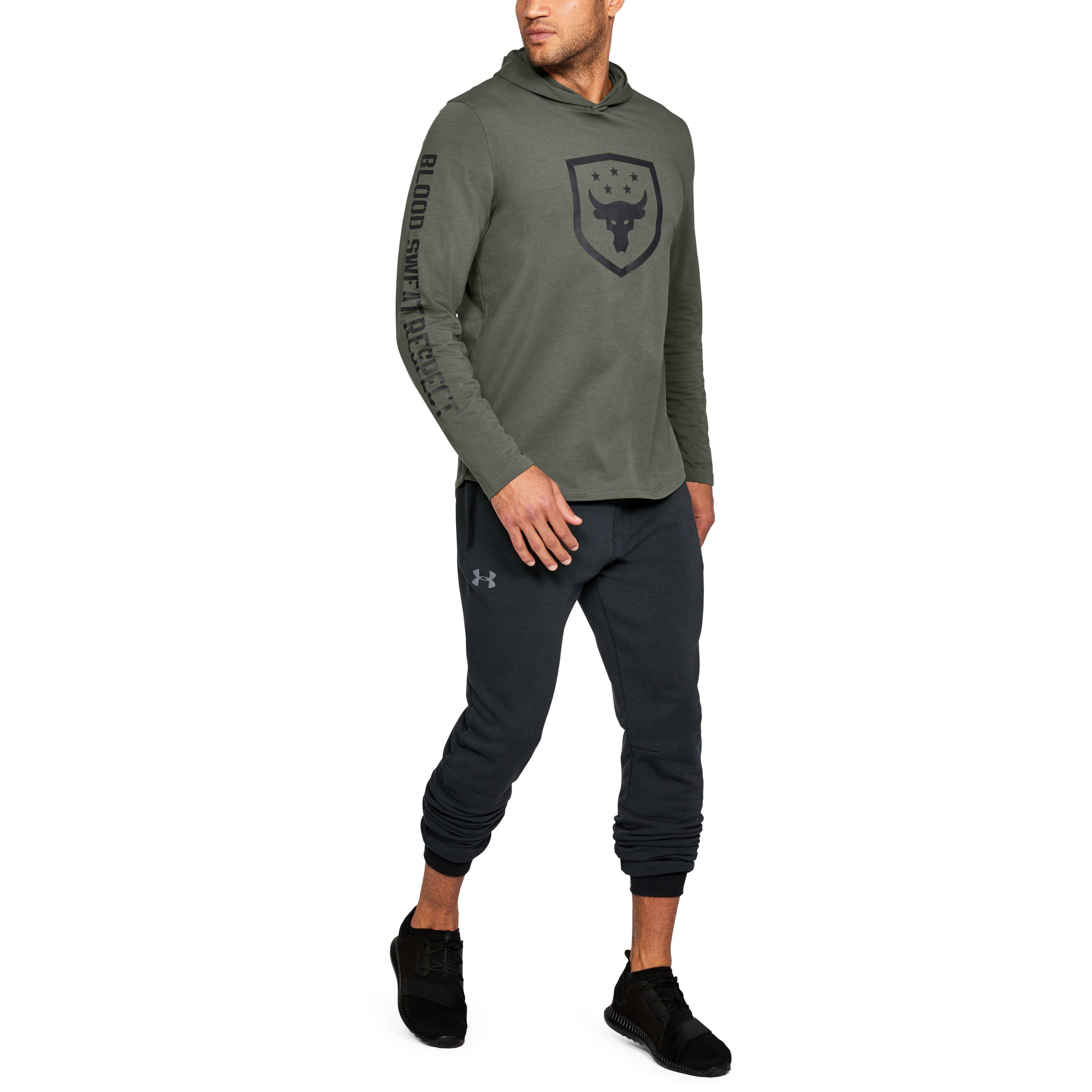 under armour men's project rock troops hoodie