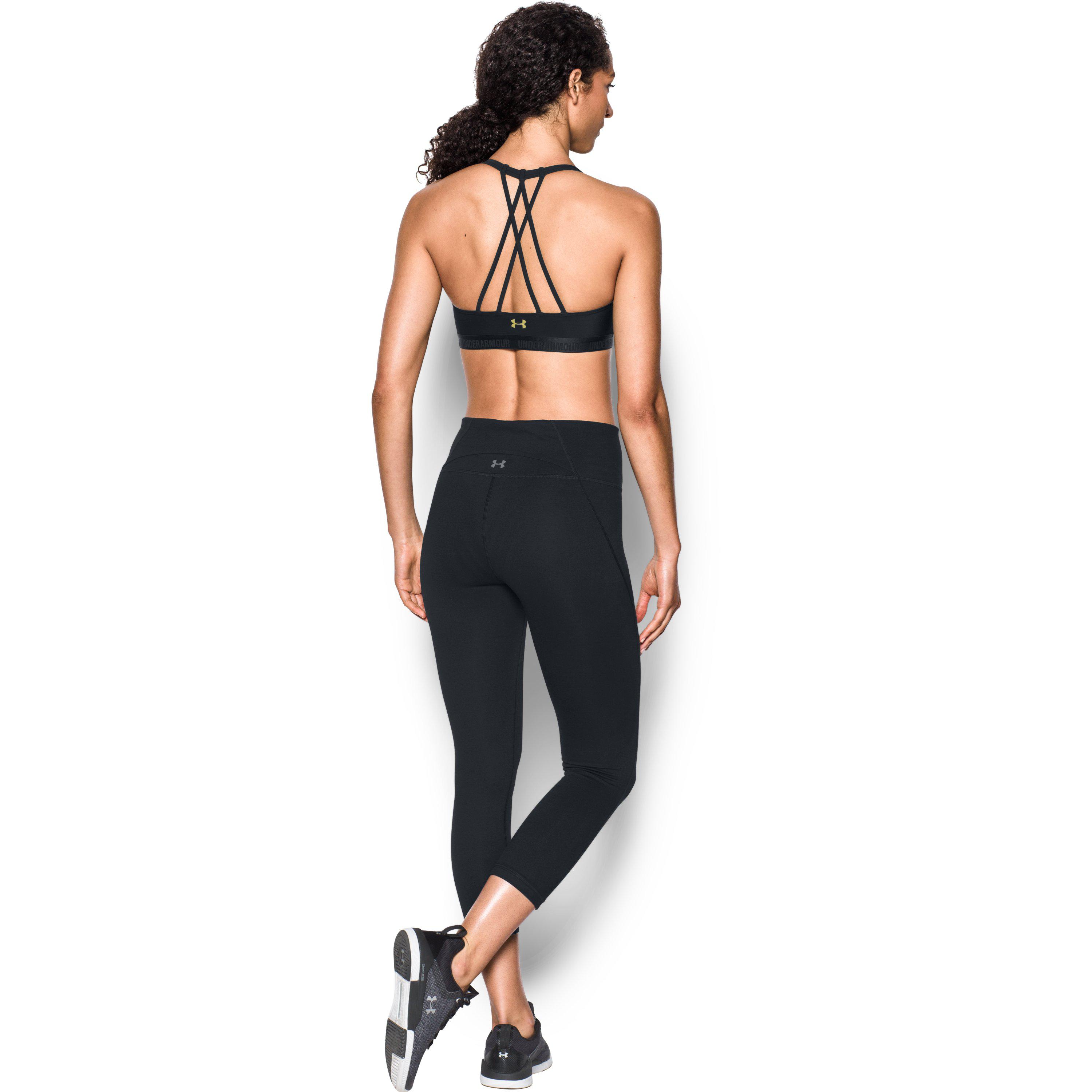 Under Armour Synthetic Women's ® Alter Ego Wonder Woman Strappy Low Sports  Bra in Black / (Black) | Lyst