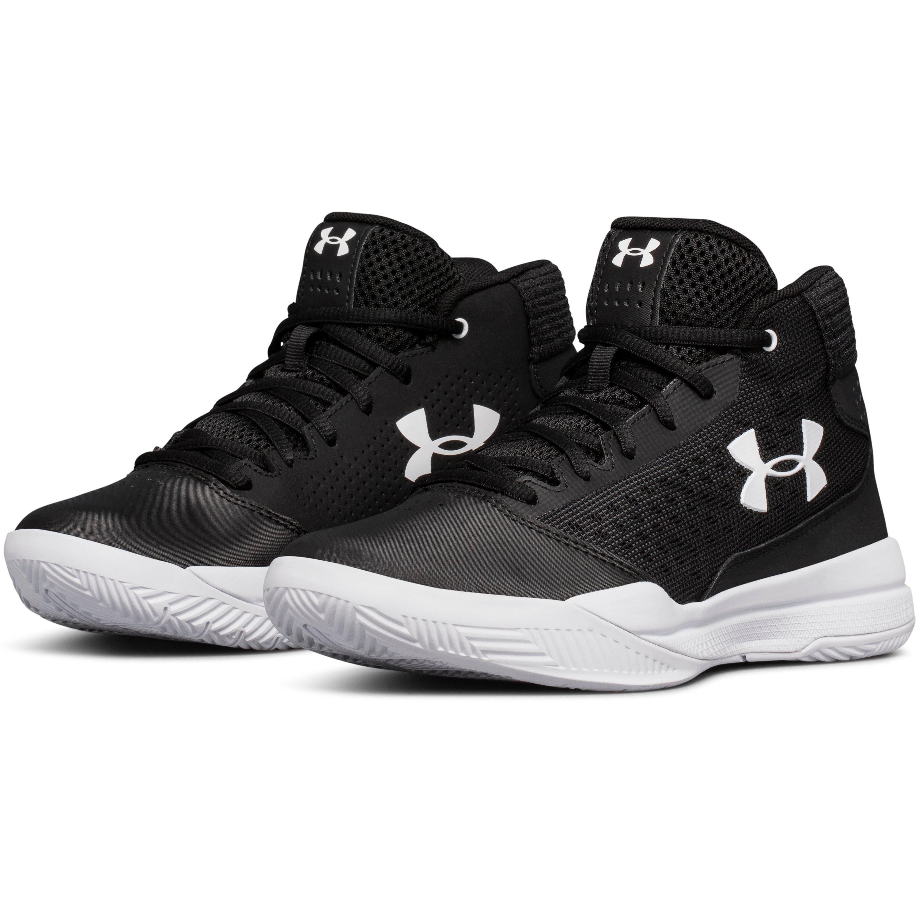Under Armour Leather Women's Ua Jet 2017 Basketball Shoes in Black /White ( Black) | Lyst