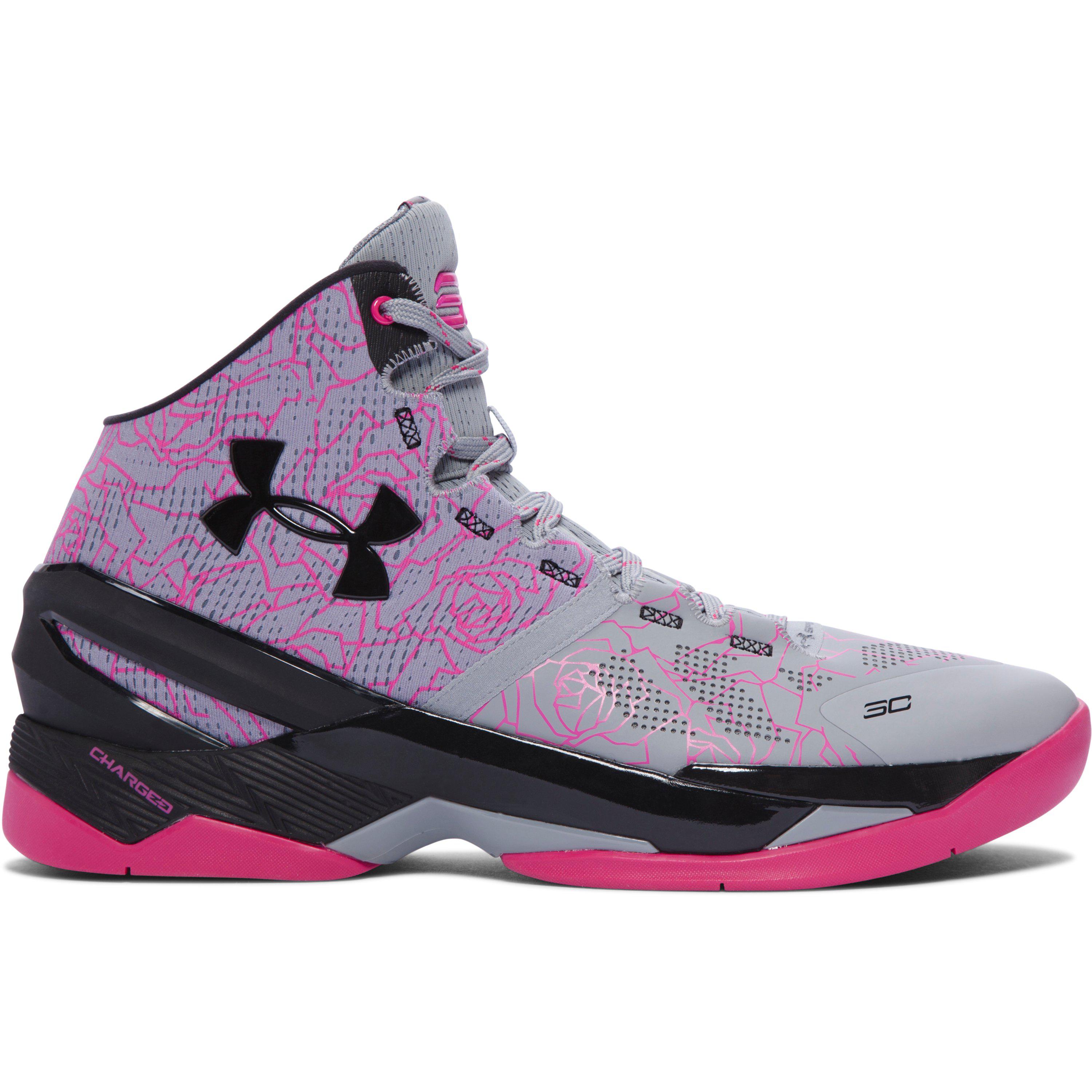 Under Armour Men S Ua Curry Two Basketball Shoes In Pink