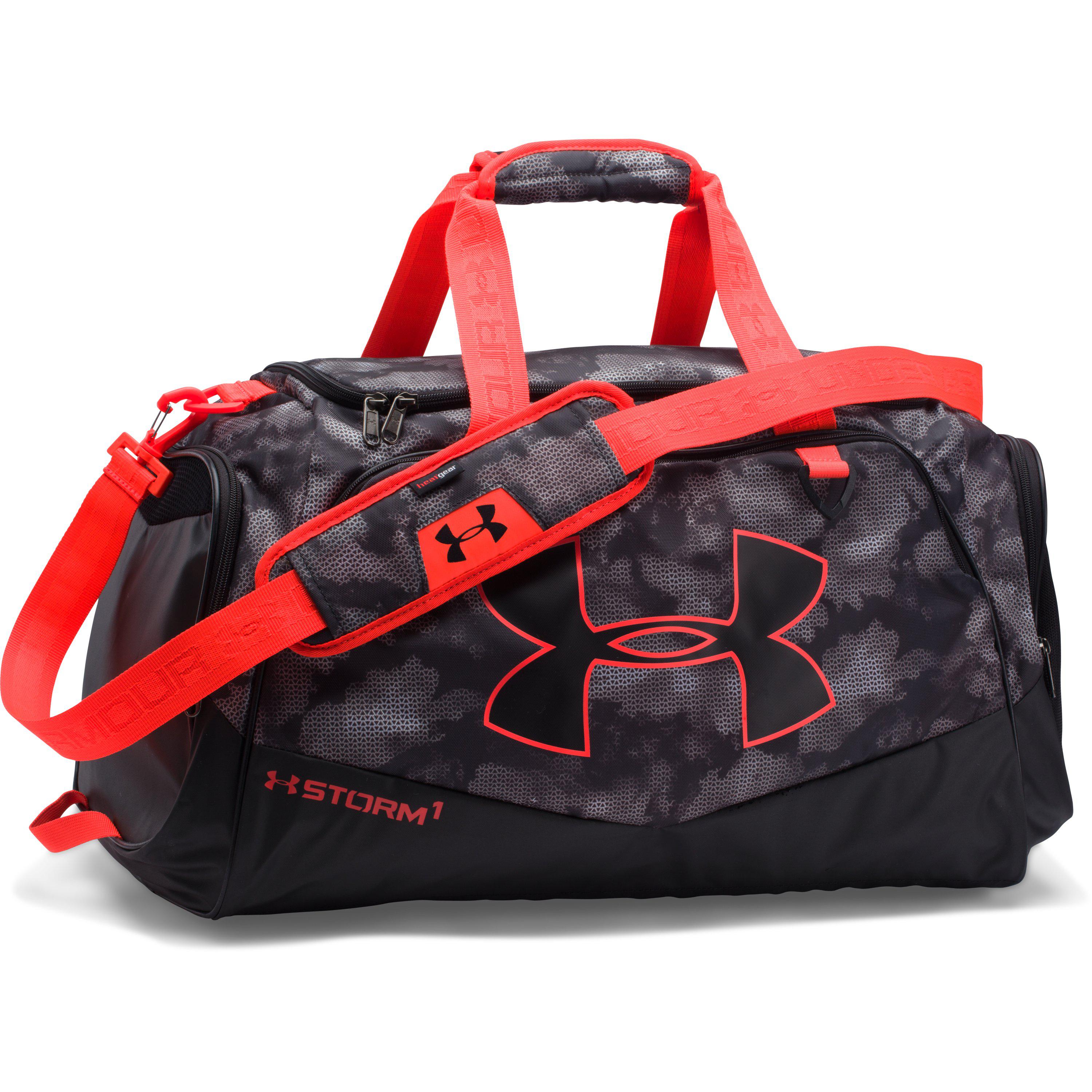 under armour red duffle bag