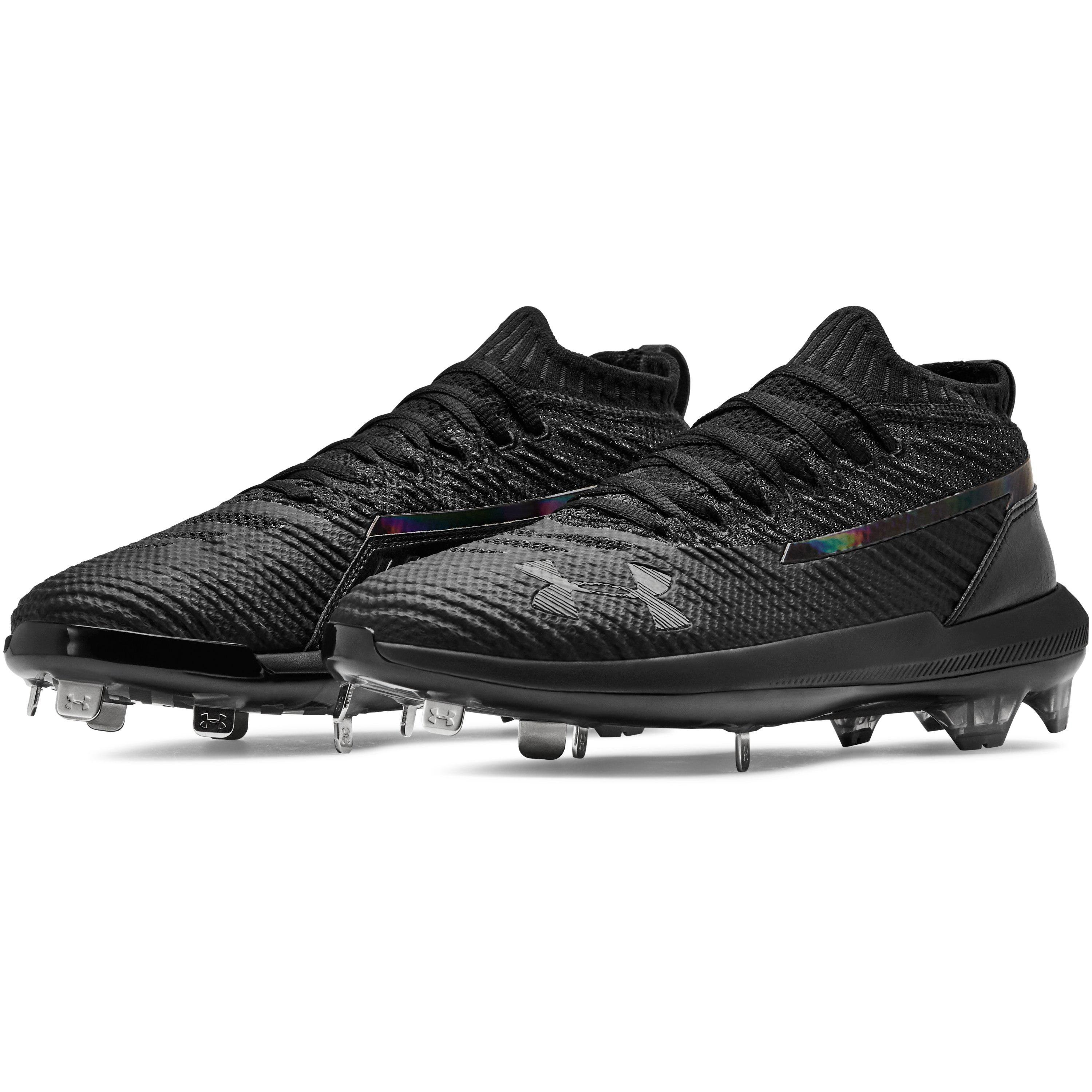 Under Armour Harper 3 Low St Metal Cleats Shoes in Black for Men Lyst Canada