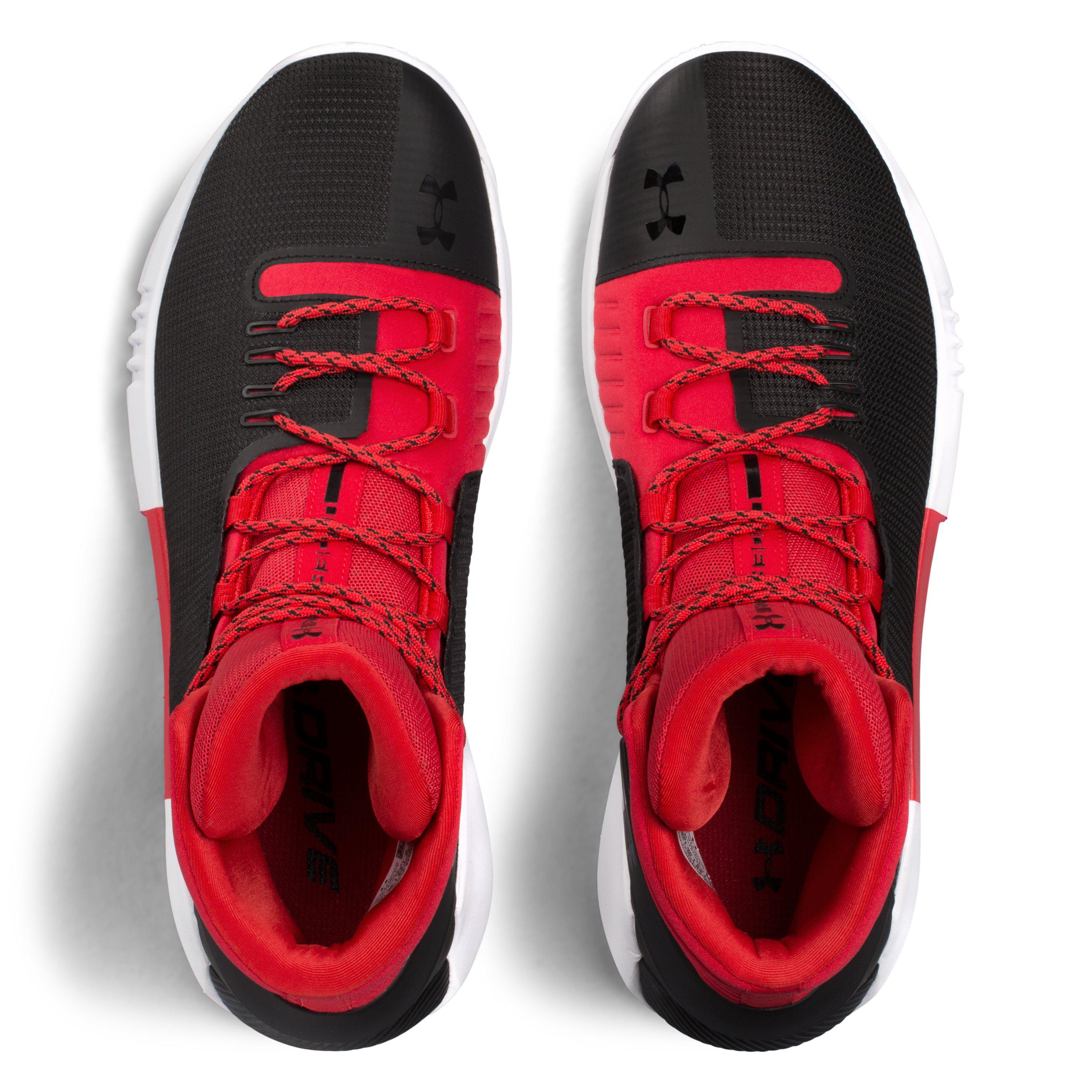 Under Armour Lace Men's Ua Team Drive 4 Basketball Shoes in Red/Black (Red)  for Men - Lyst