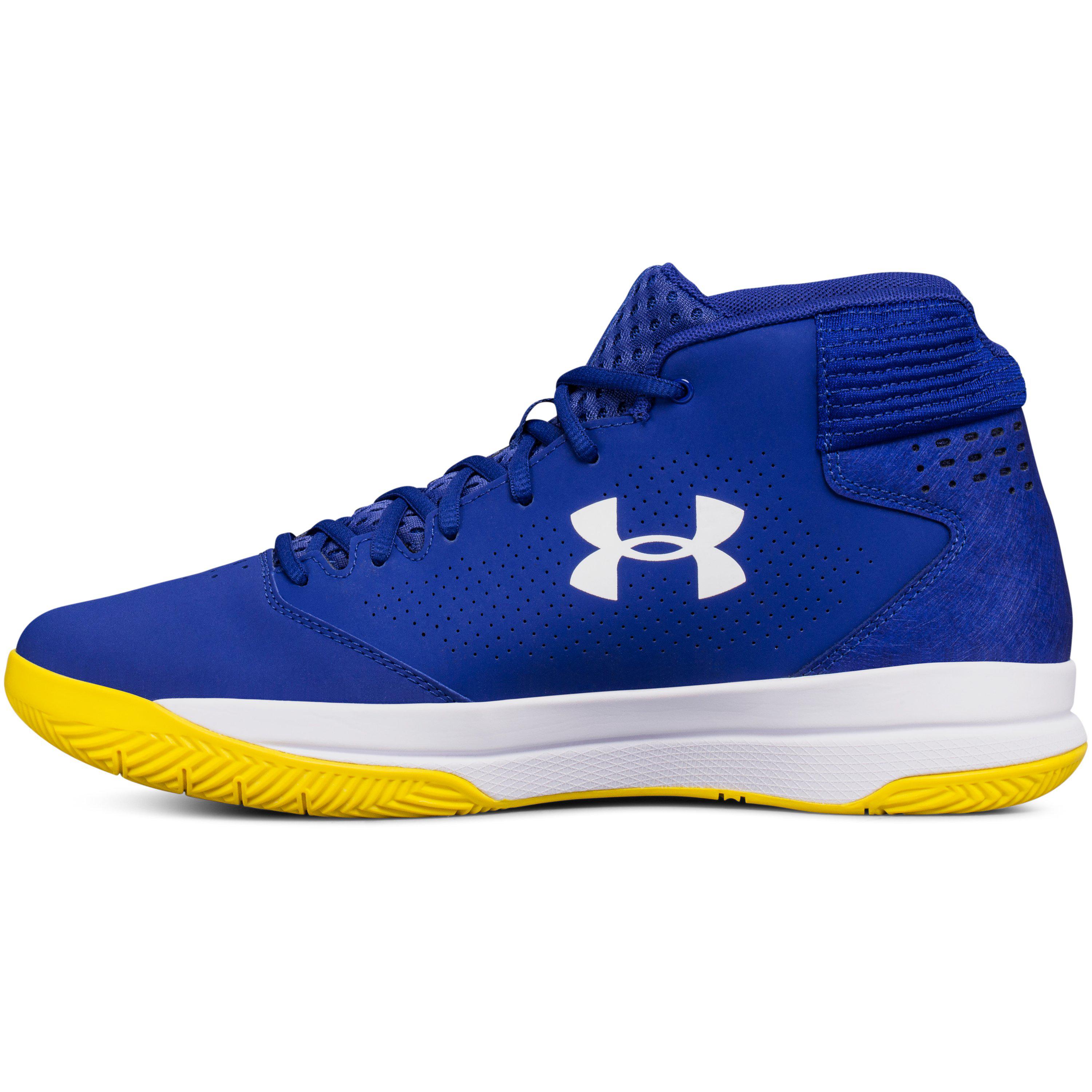 under armour jet mid blue