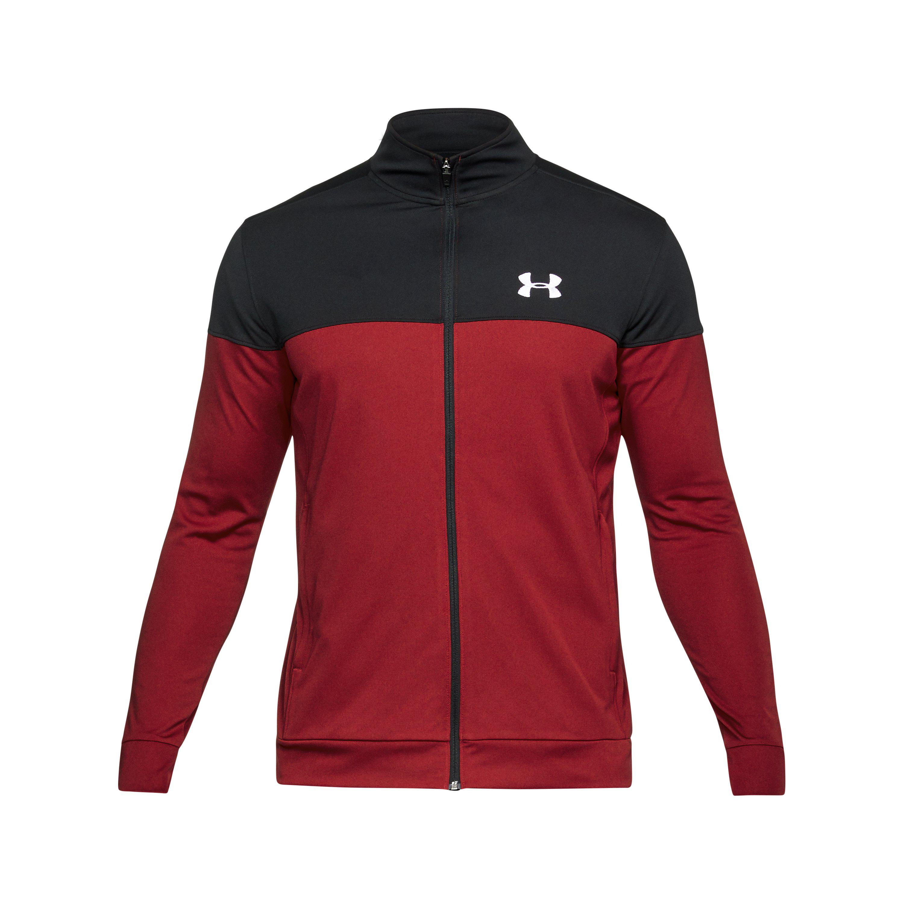 Under Armour Men's Ua Sportstyle Pique Jacket in Red for Men - Lyst