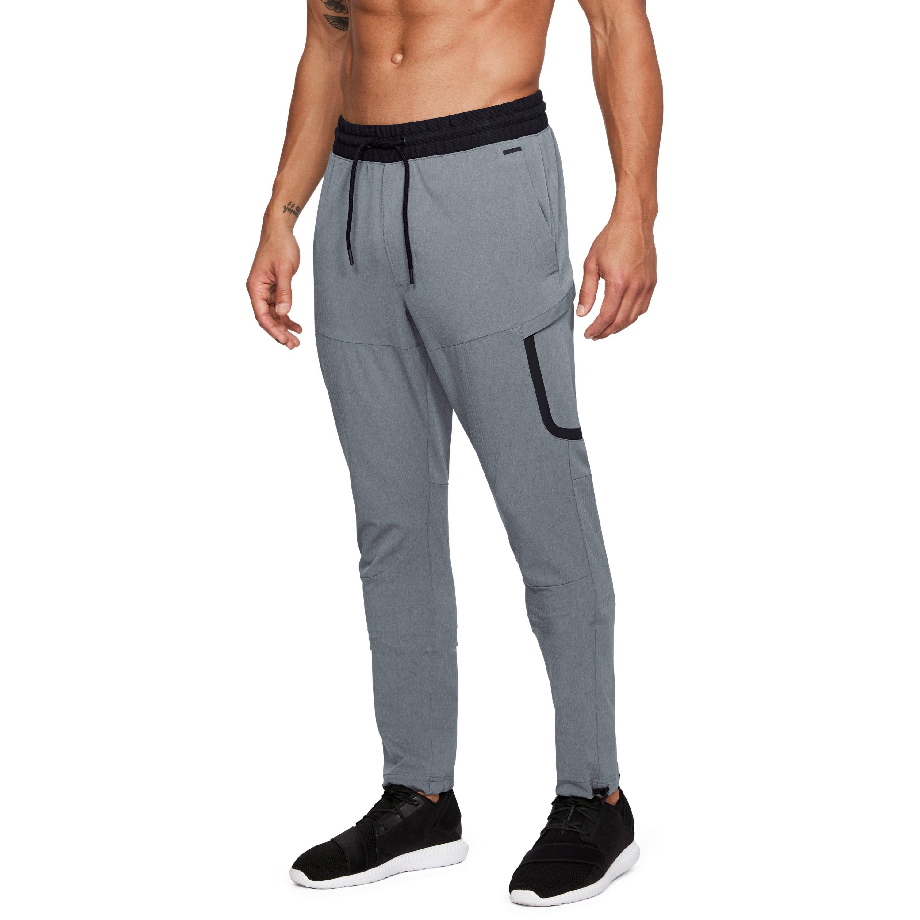 grey ua pants