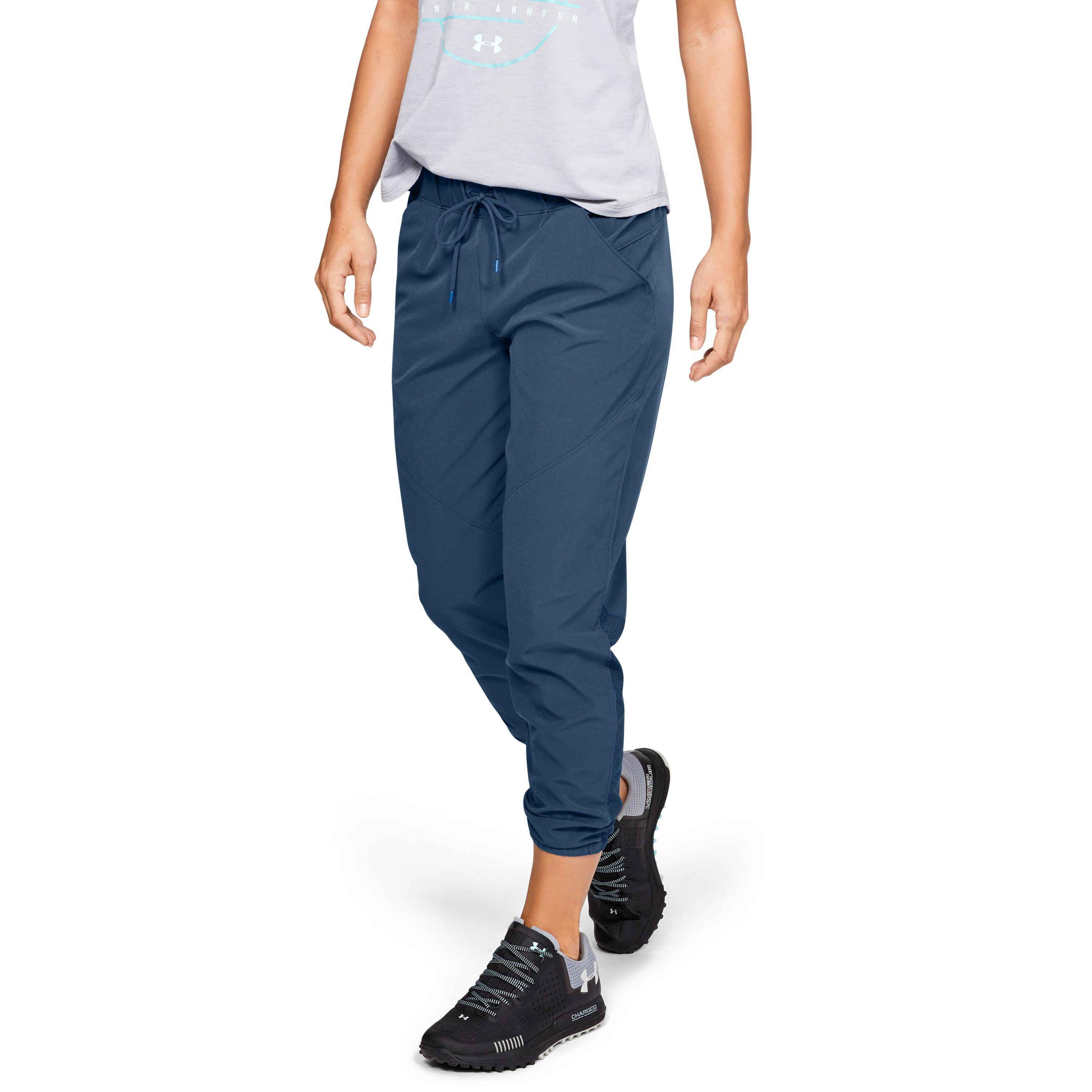 Under Armour Women's Ua Fusion Pants in Blue - Lyst