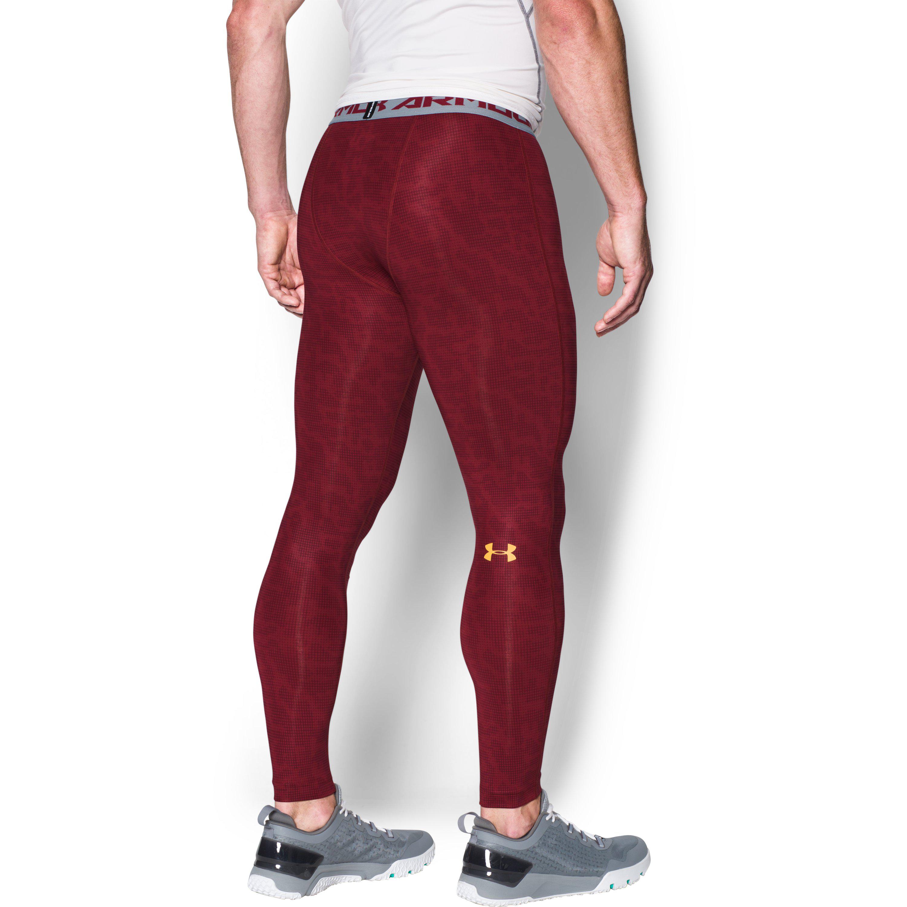 Under Armour Men's Nfl Combine Authentic Ua Heatgear® Armour Compression  Leggings in Red for Men | Lyst