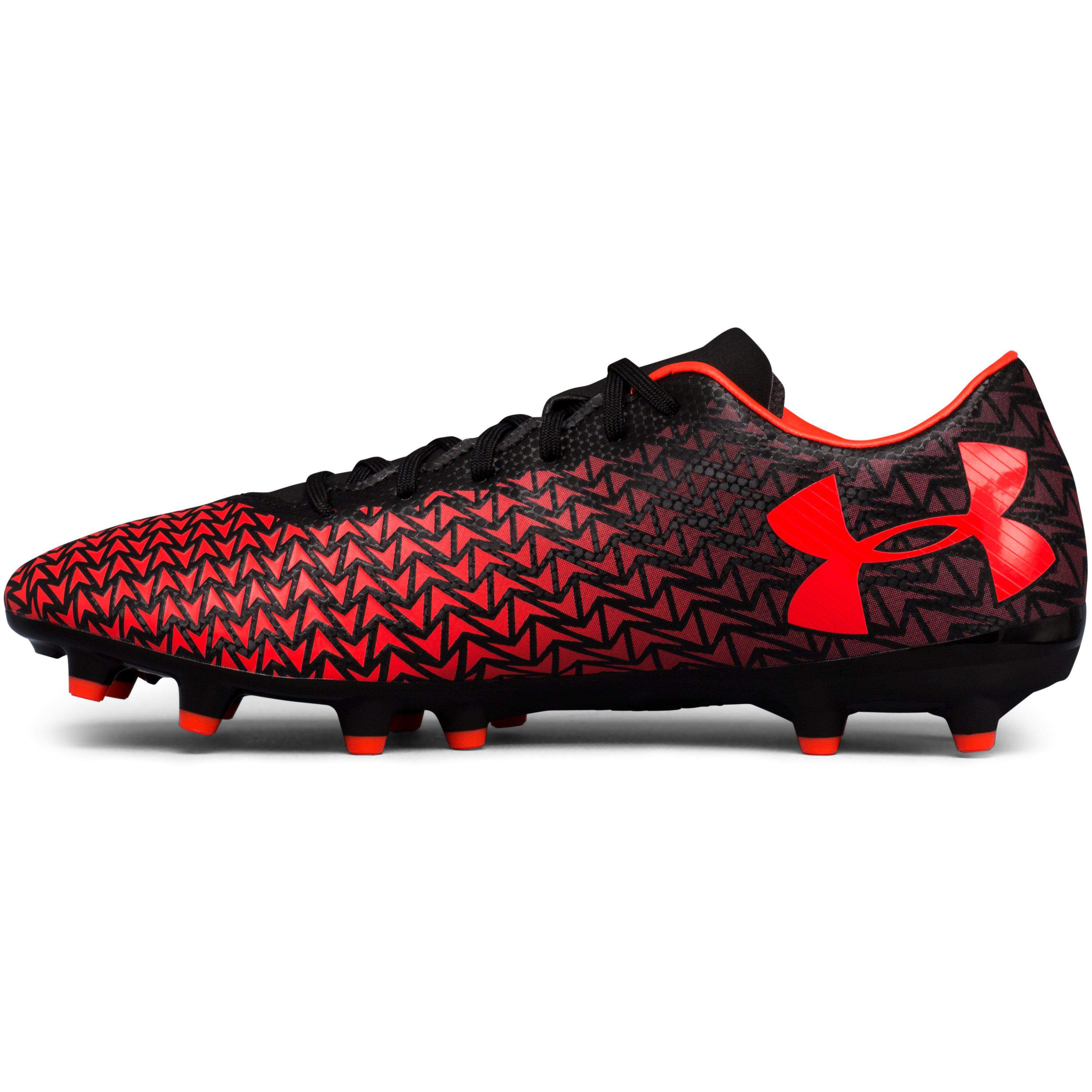 red under armour soccer cleats