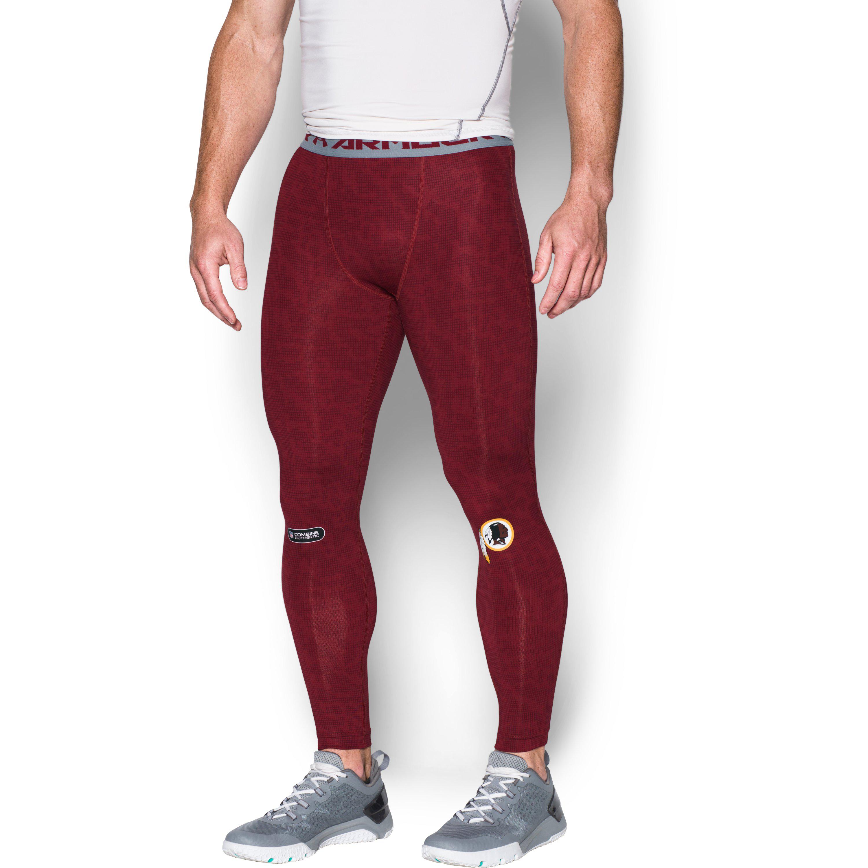Under Armour Men's Nfl Combine Authentic Ua Heatgear® Armour Compression Leggings in Red for Men