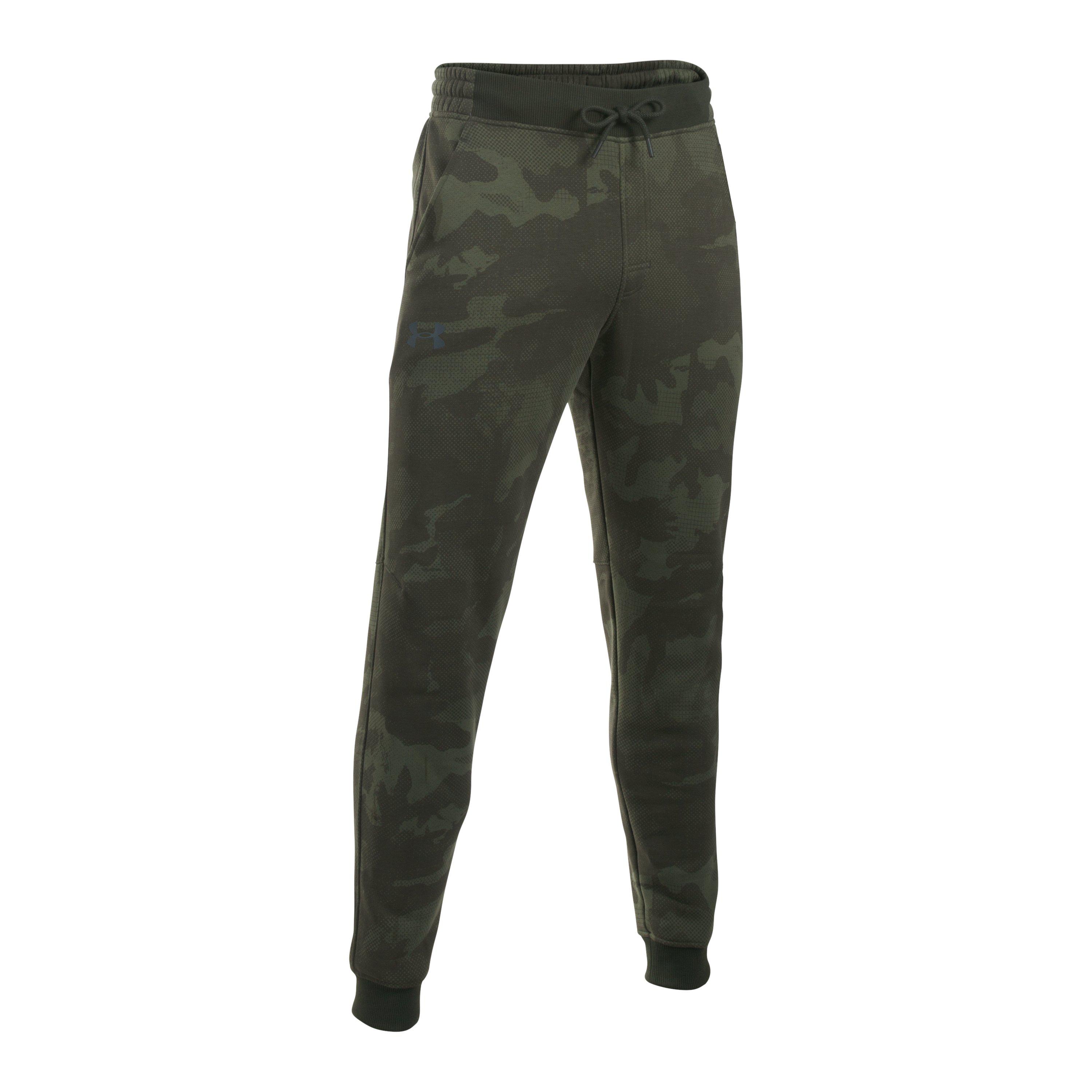 under armour rival fleece patterned joggers