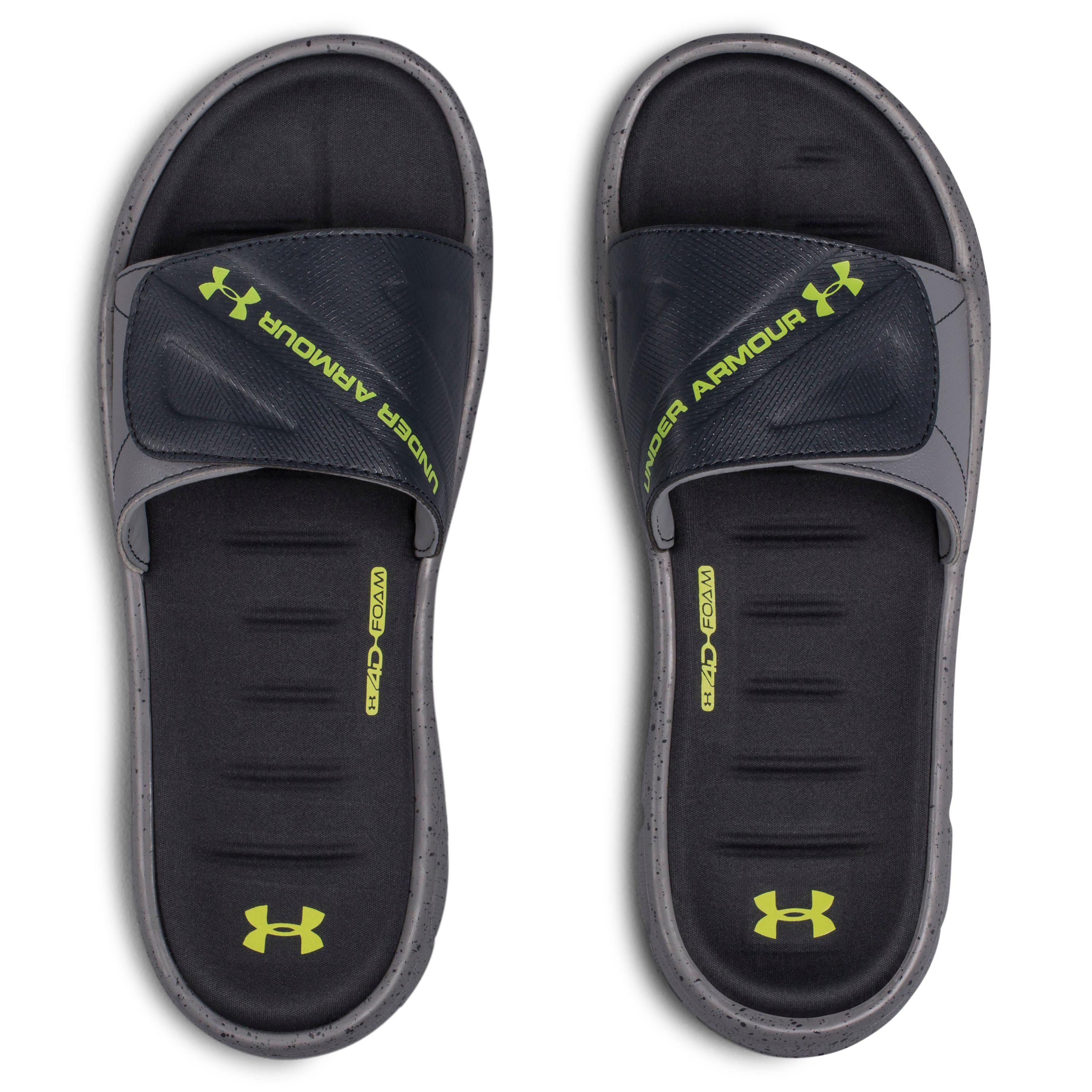 under armour water friendly slides off 
