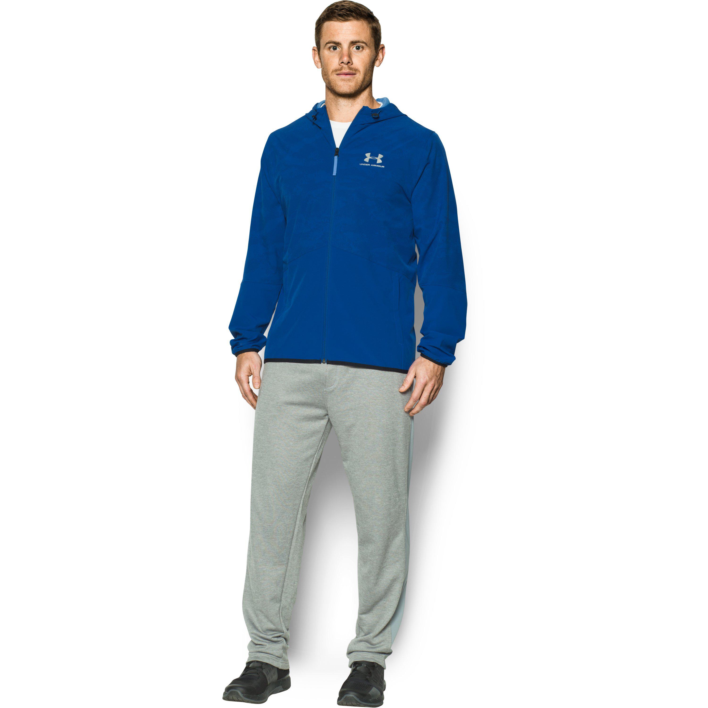 royal blue under armour jacket