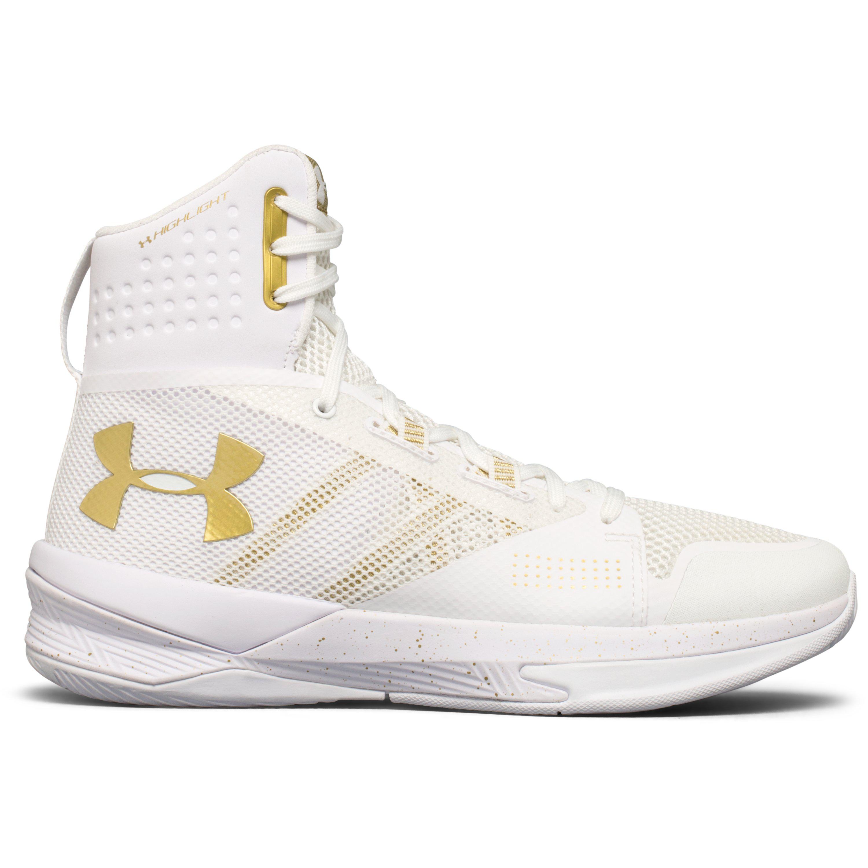 Under Armour Women's Ua Highlight Ace Volleyball Shoes in Metallic | Lyst